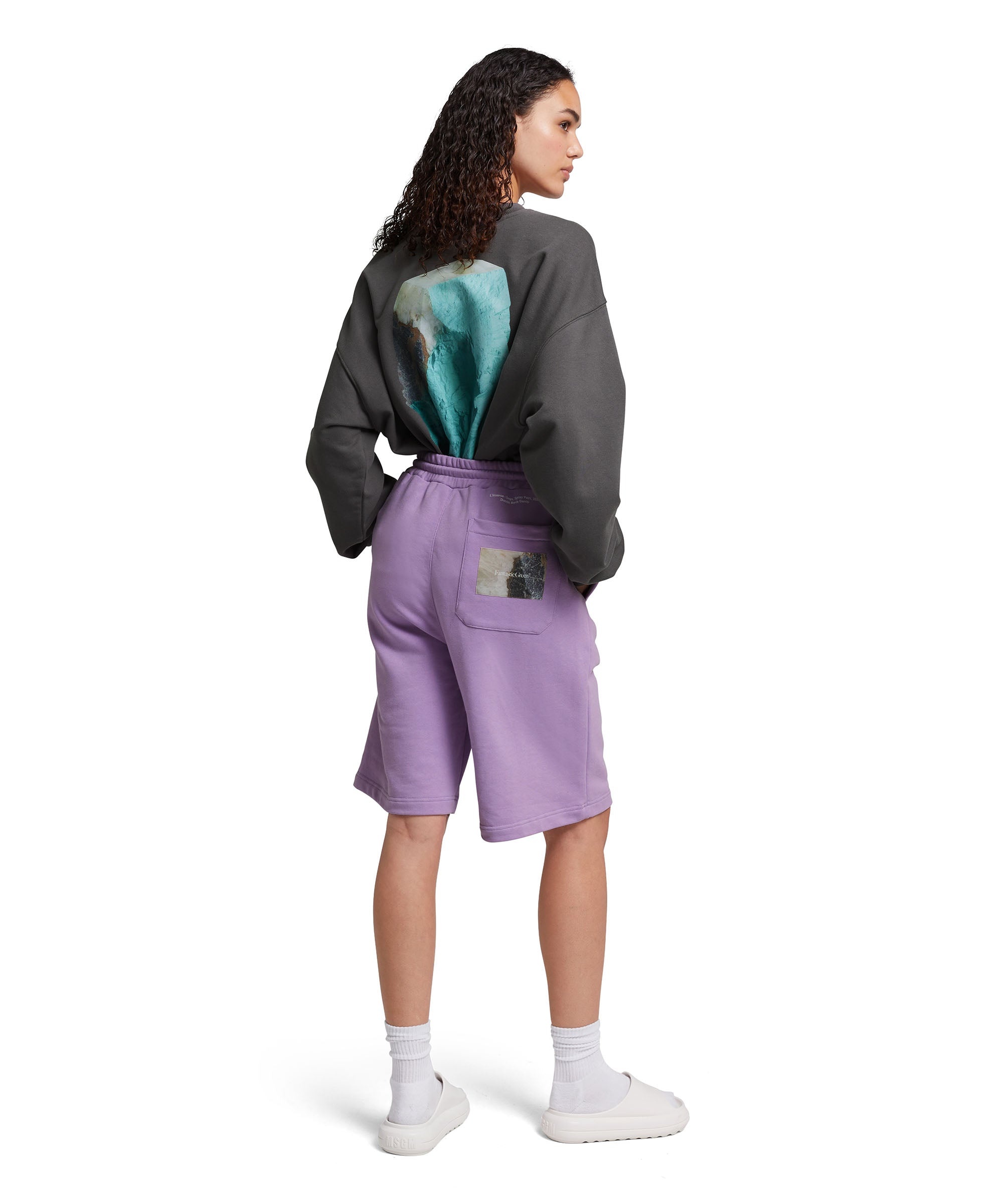 "FANTASTIC GREEN INVERSE SERIES" organic cotton sweatshirt - 9