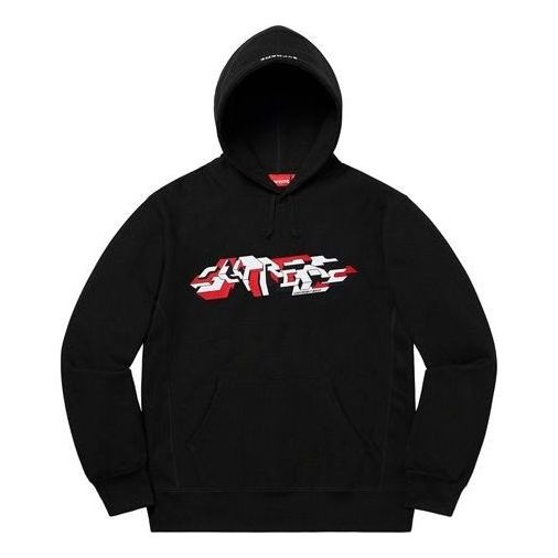 Supreme Delta Logo Hooded Sweatshirt 'Black' SUP-FW19-659 - 1