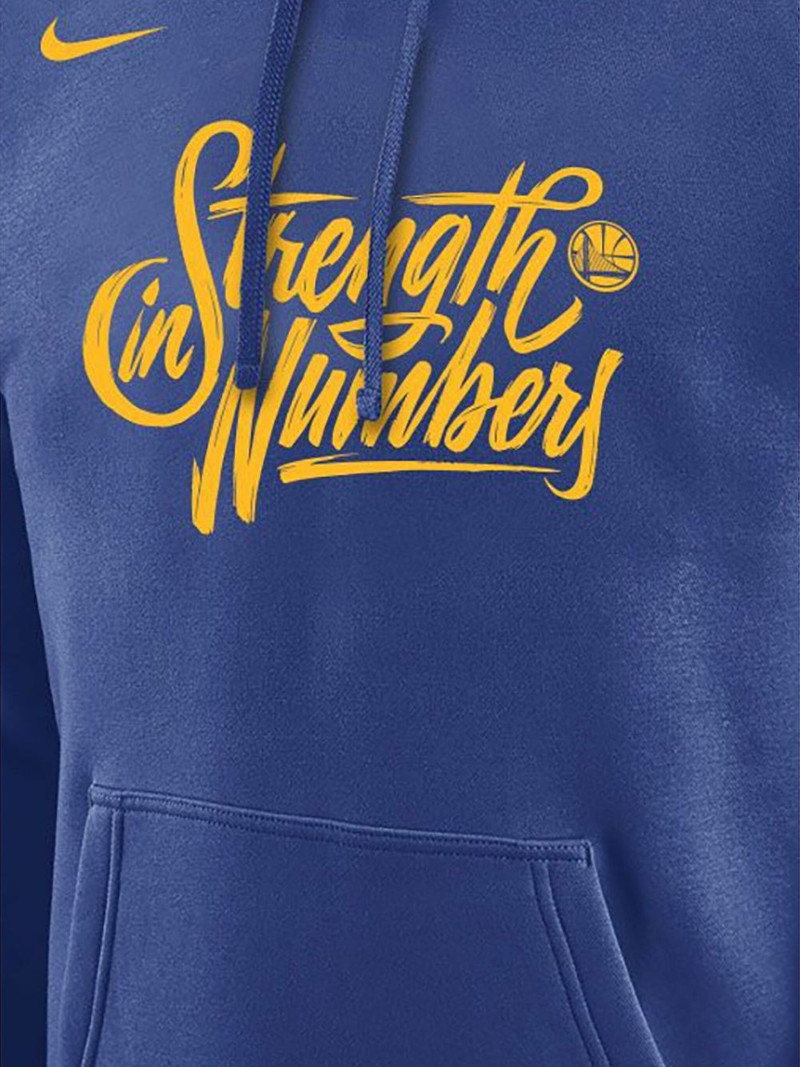 Nike Golden State Warriors "Strength In Numbers" hoodies outlook