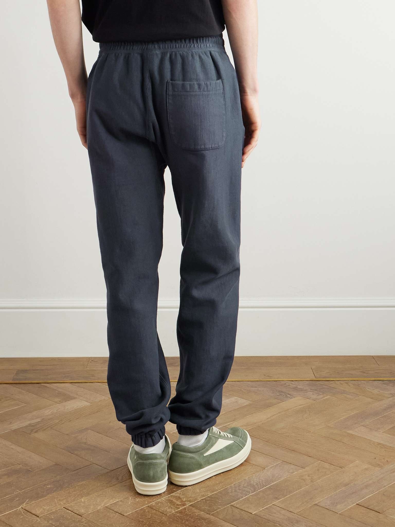 Tapered Logo-Print Cotton-Blend Jersey Sweatpants - 4