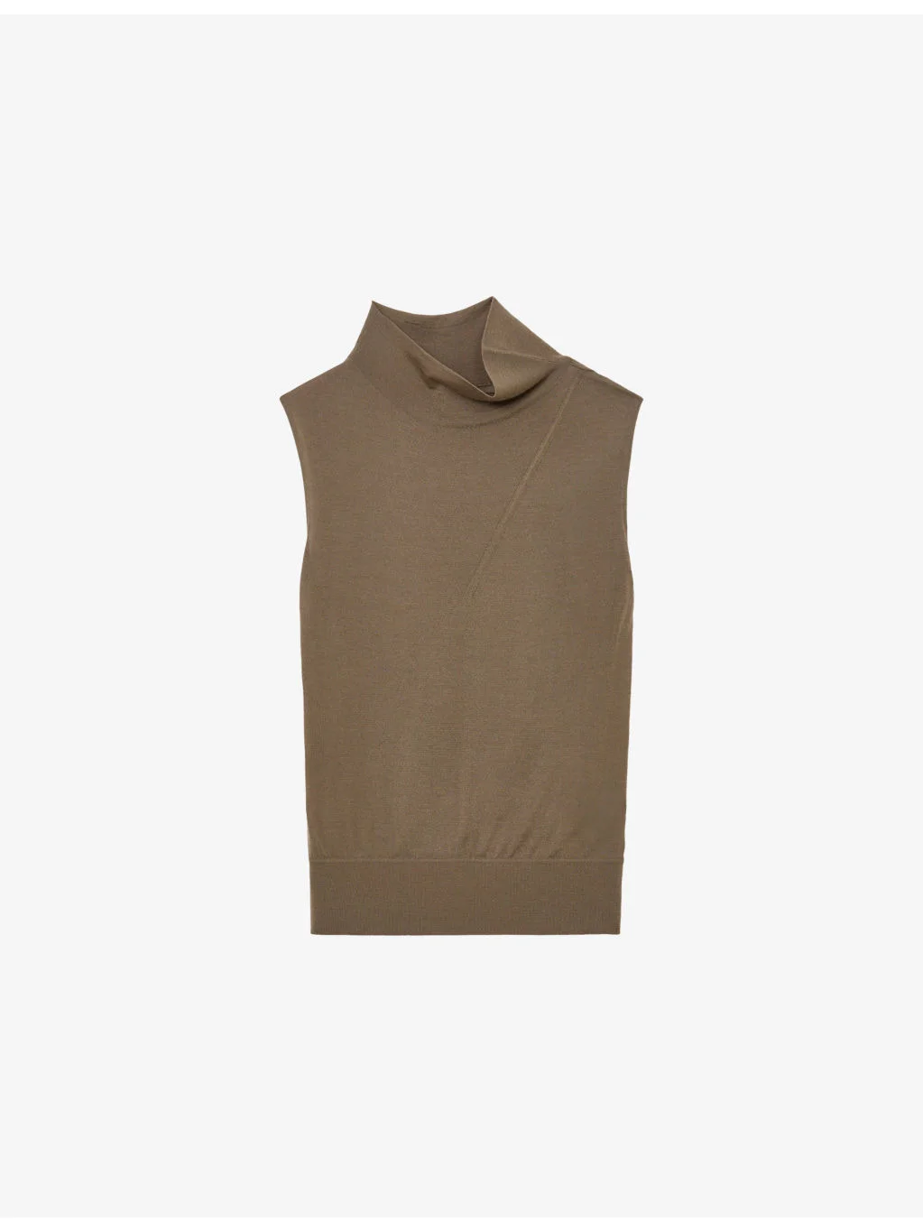 Honey Sleeveless Wool Top - 1