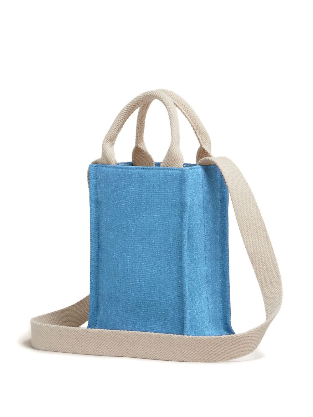 small denim tote bag - 2