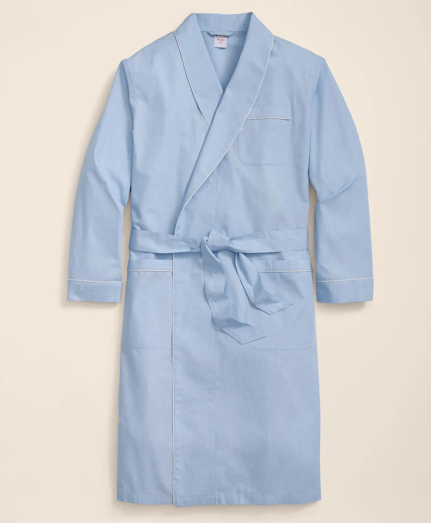Cotton Broadcloth Robe - 1