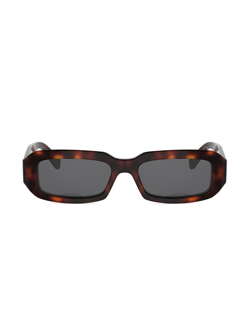 Women's Triomphe 54MM Rectangular Sunglasses - Dark Havana Smoke - 1