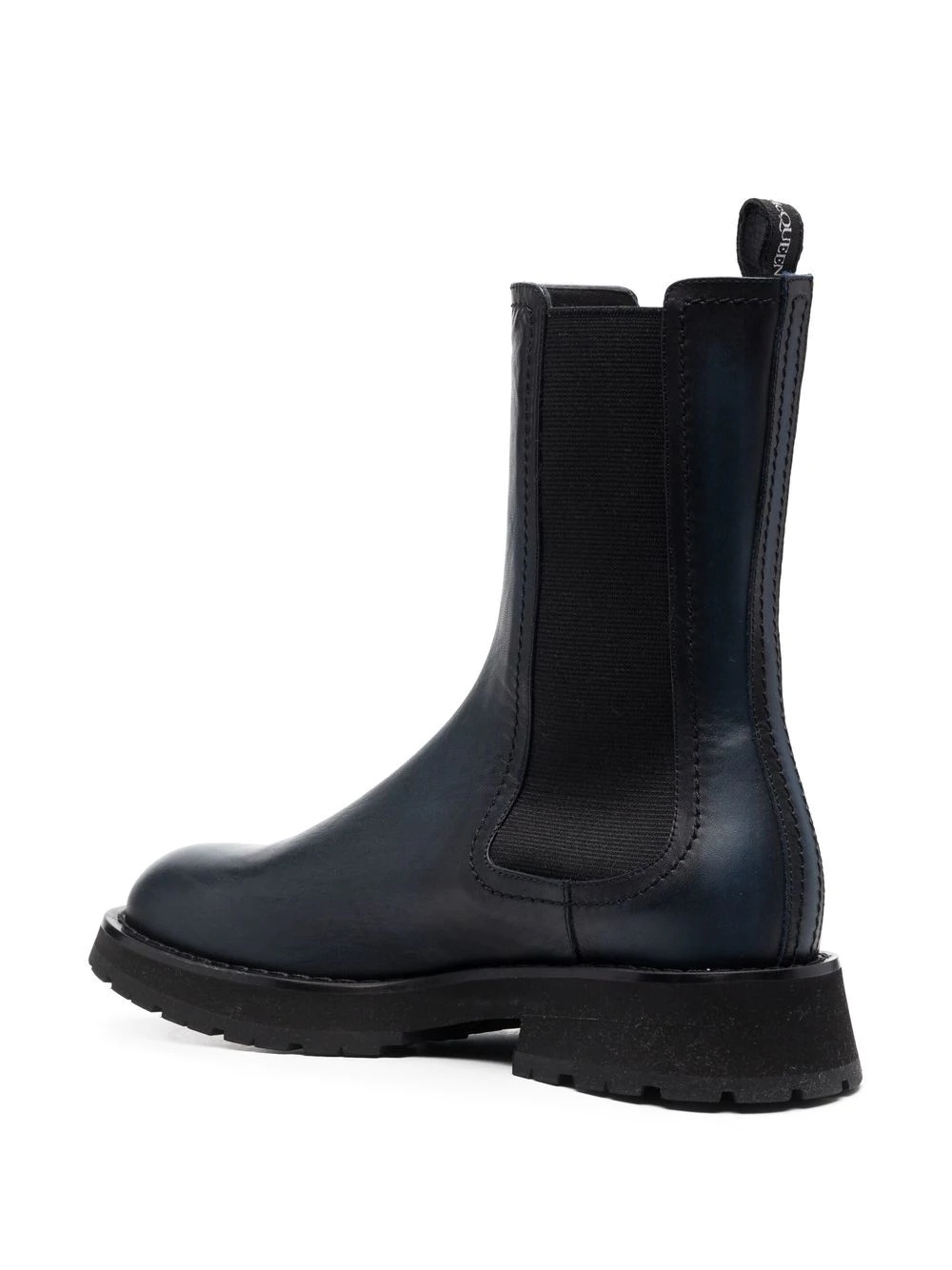 elasticated leather boots - 3