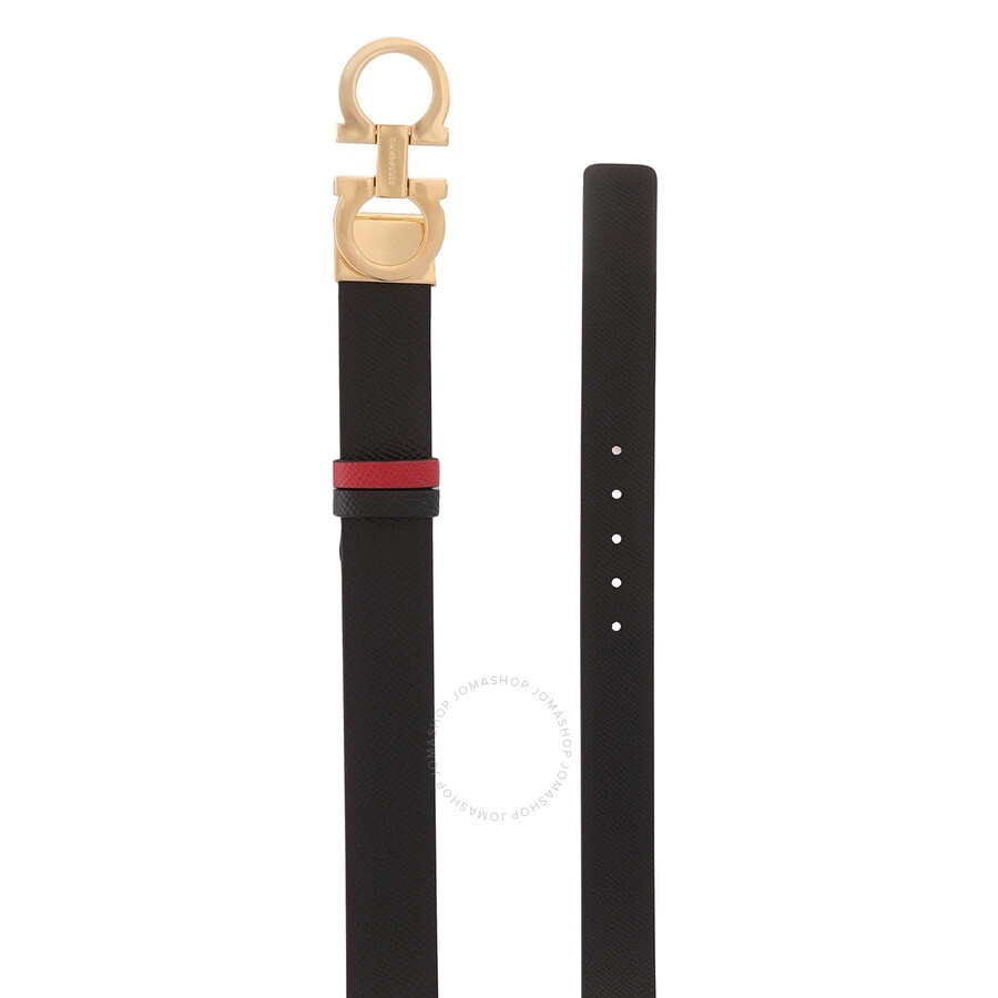 Ferragamo Gancini Reversible Leather Belt, - 4