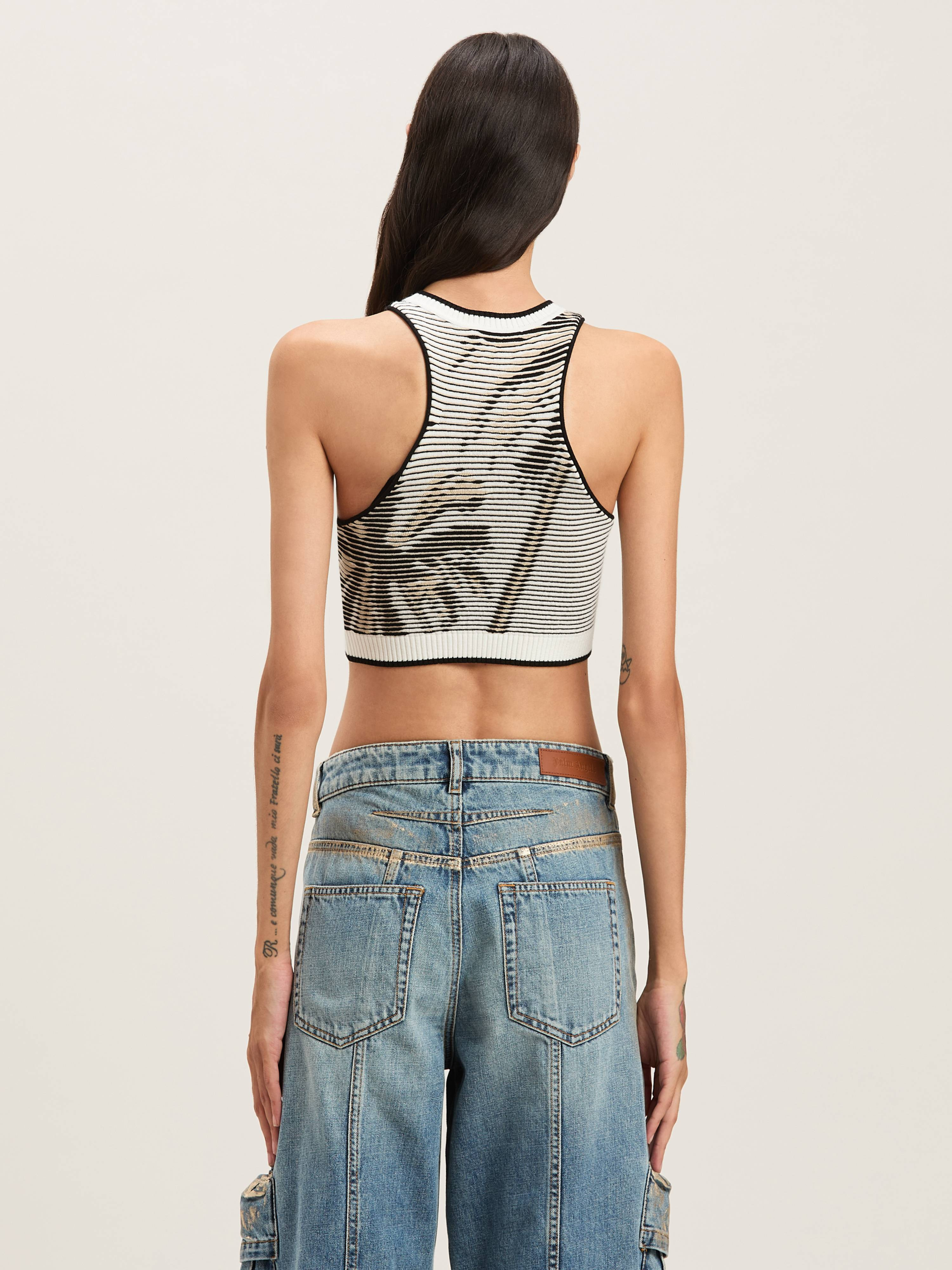 Palms jacquared knit top - 5