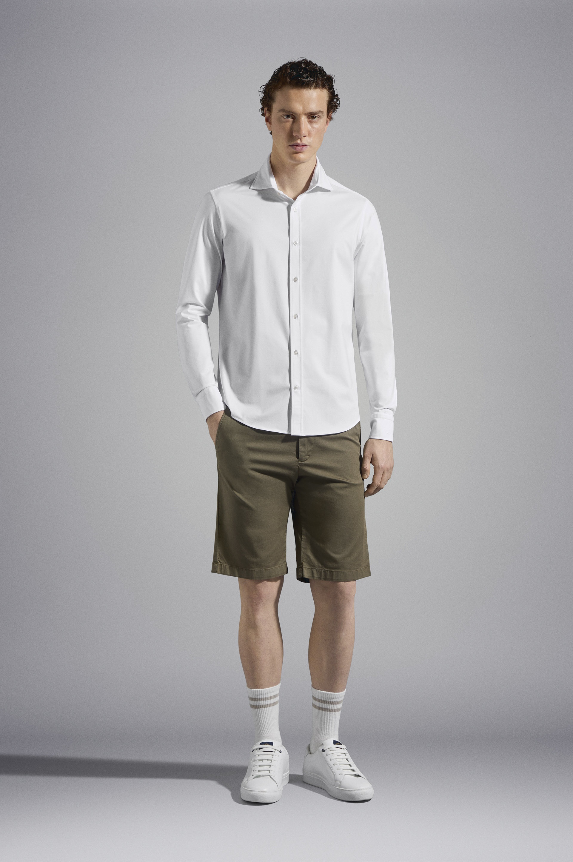 STRETCH COTTON SHIRT - 2
