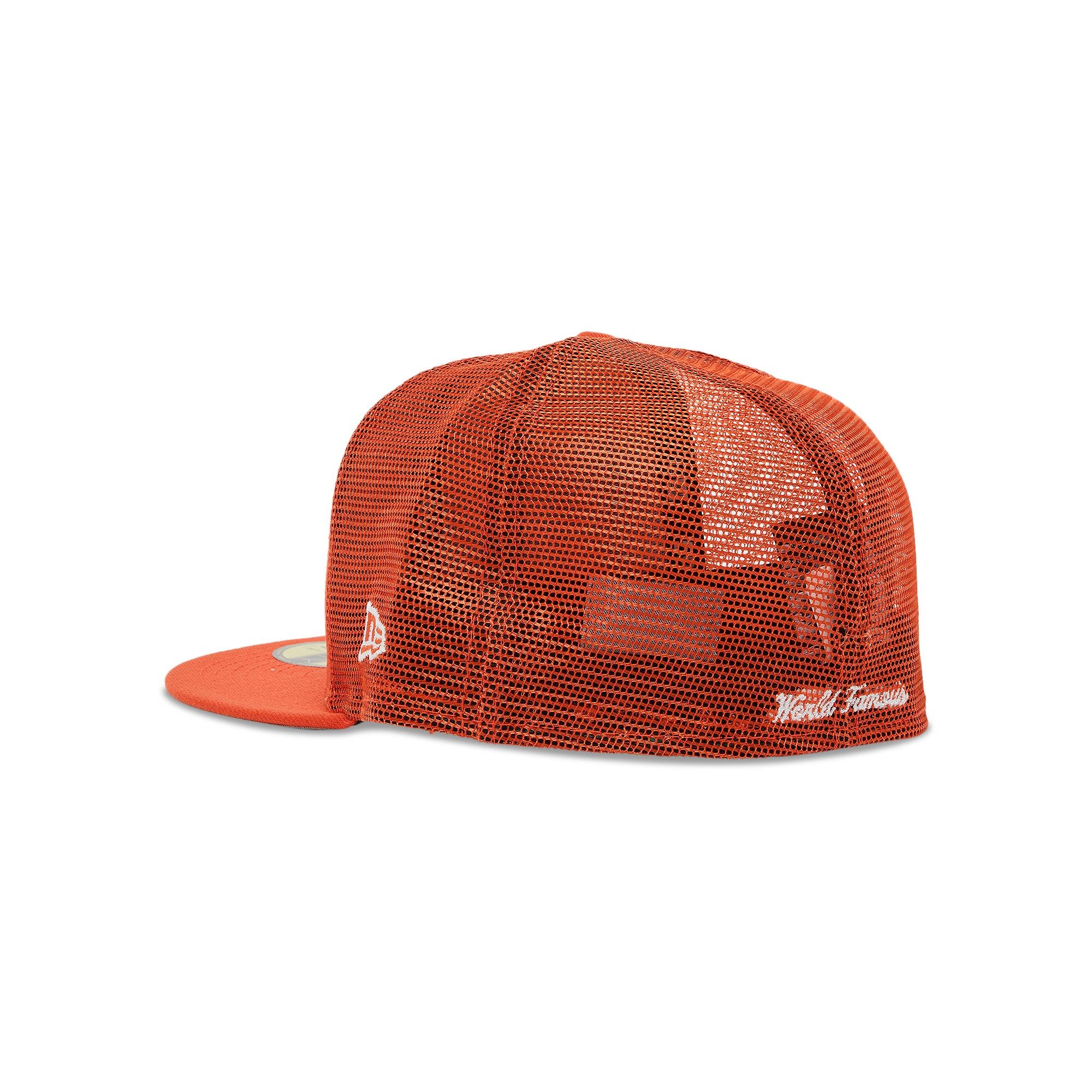 Supreme x New Era Box Logo Mesh Back 'Orange' - 3