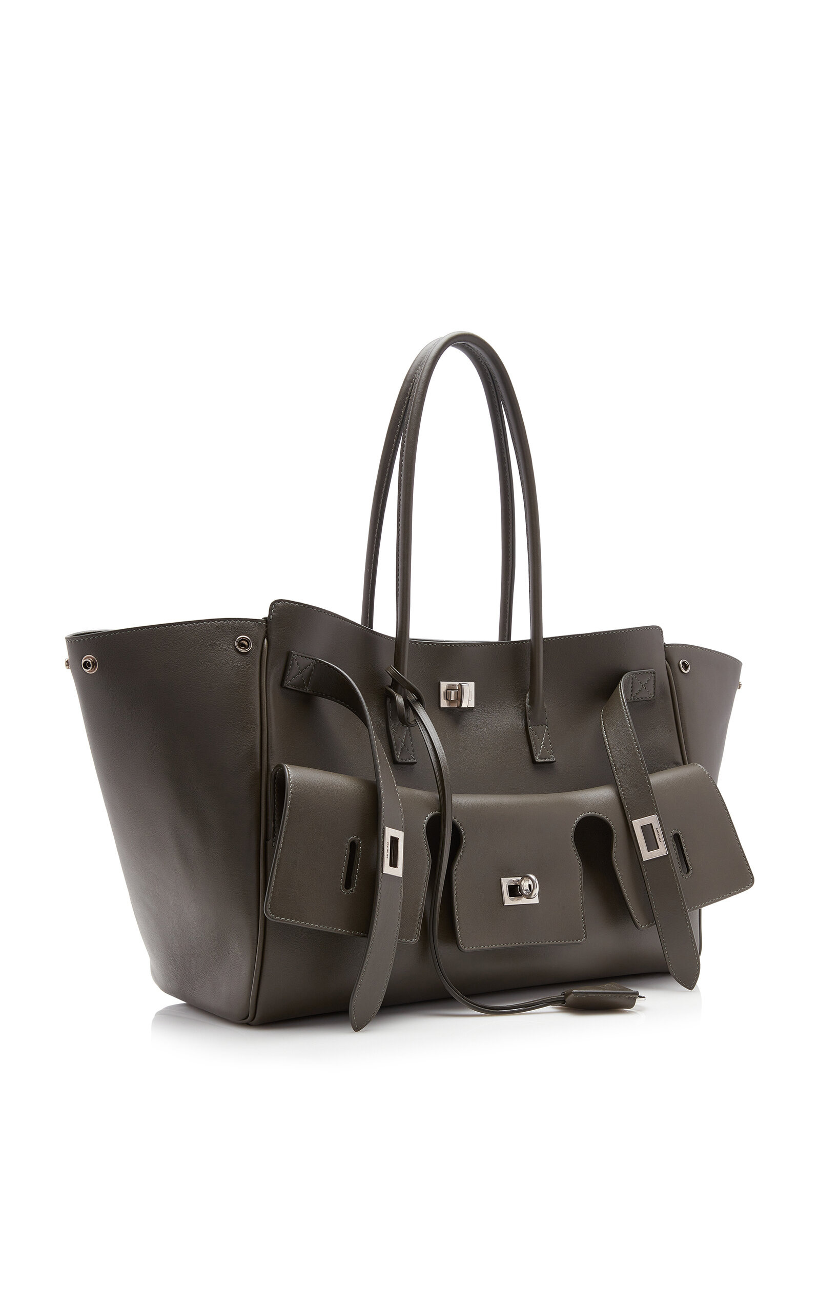 Bel Air Medium Leather Carry-All Bag green - 3
