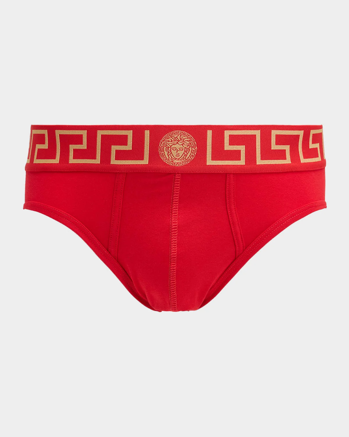 Men's Medusa Key Cotton Jersey Briefs - 1