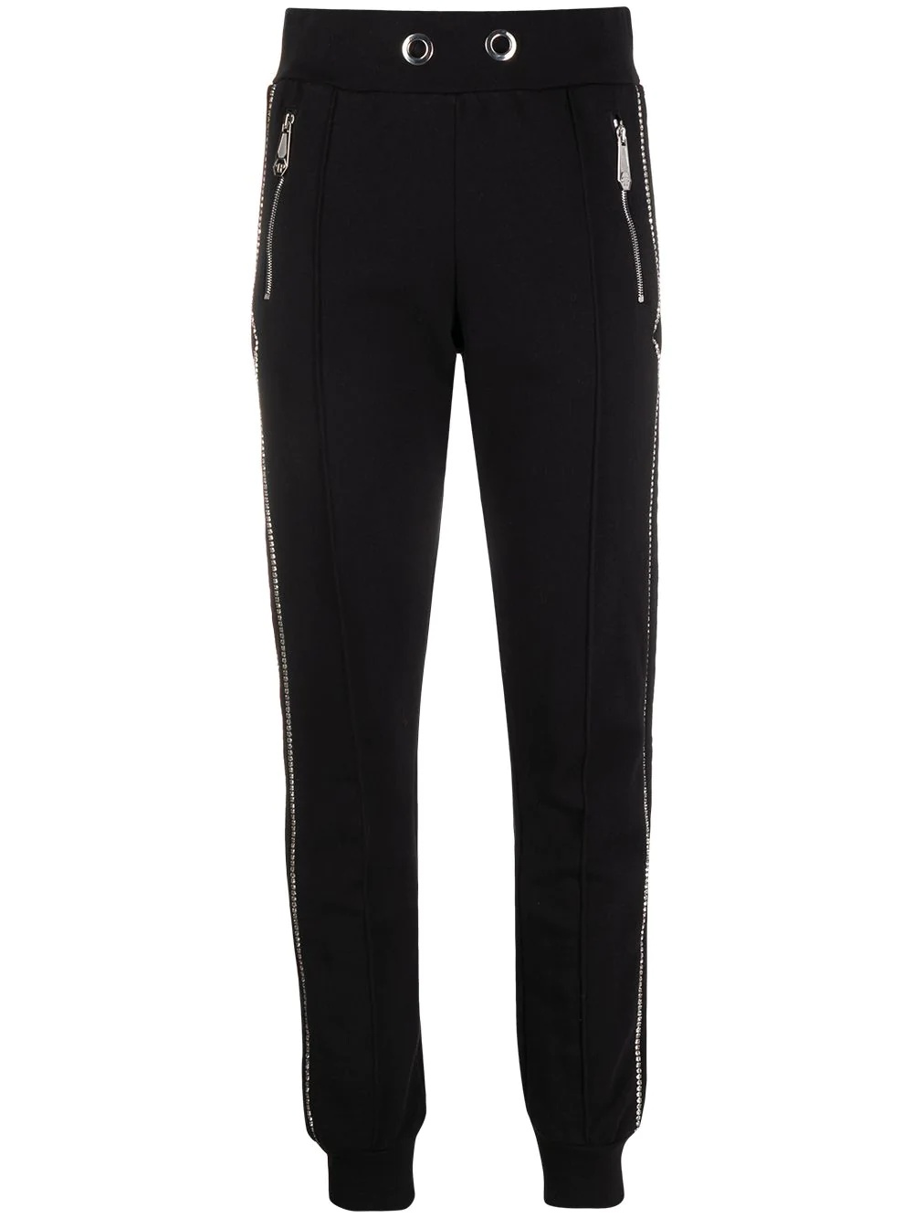 crystal-embellished joggers - 1