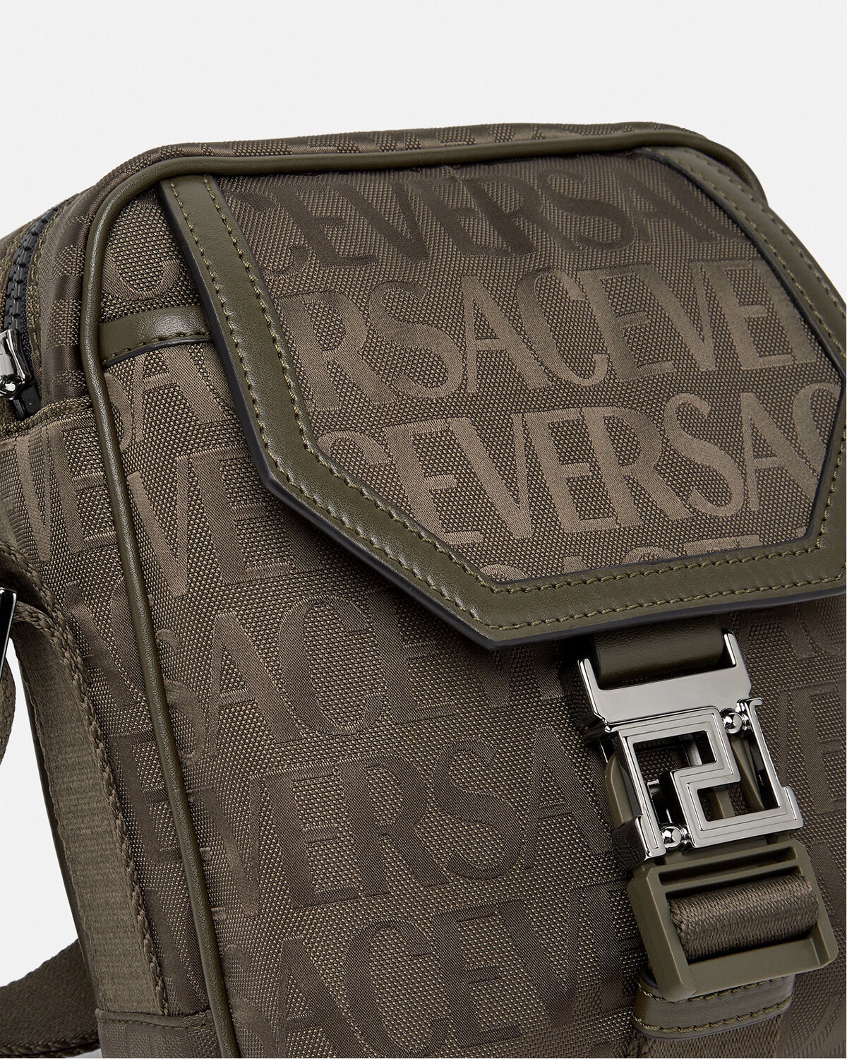 All-Over Logo nylon crossbody bag