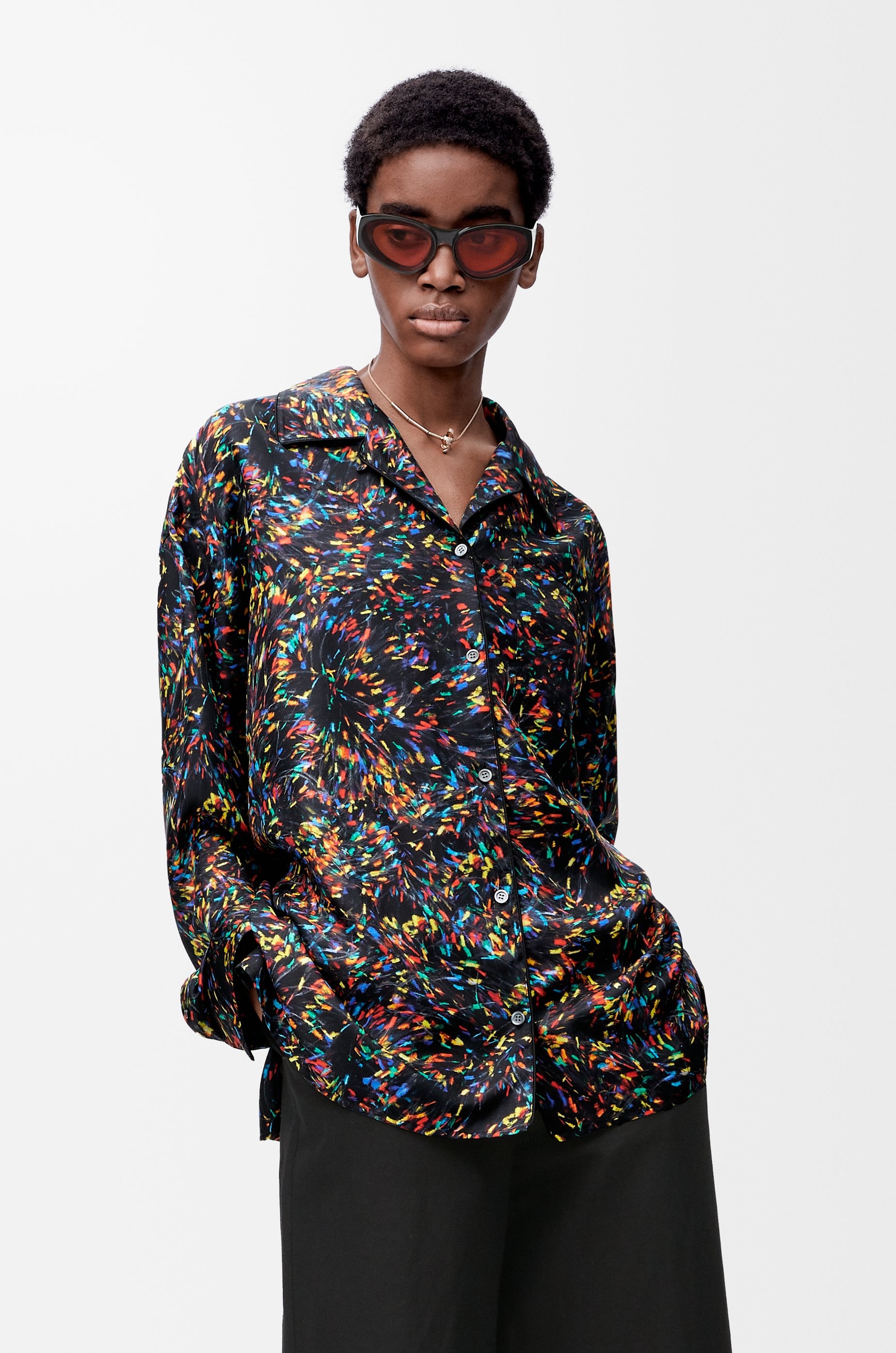 Pyjama shirt in silk - 3