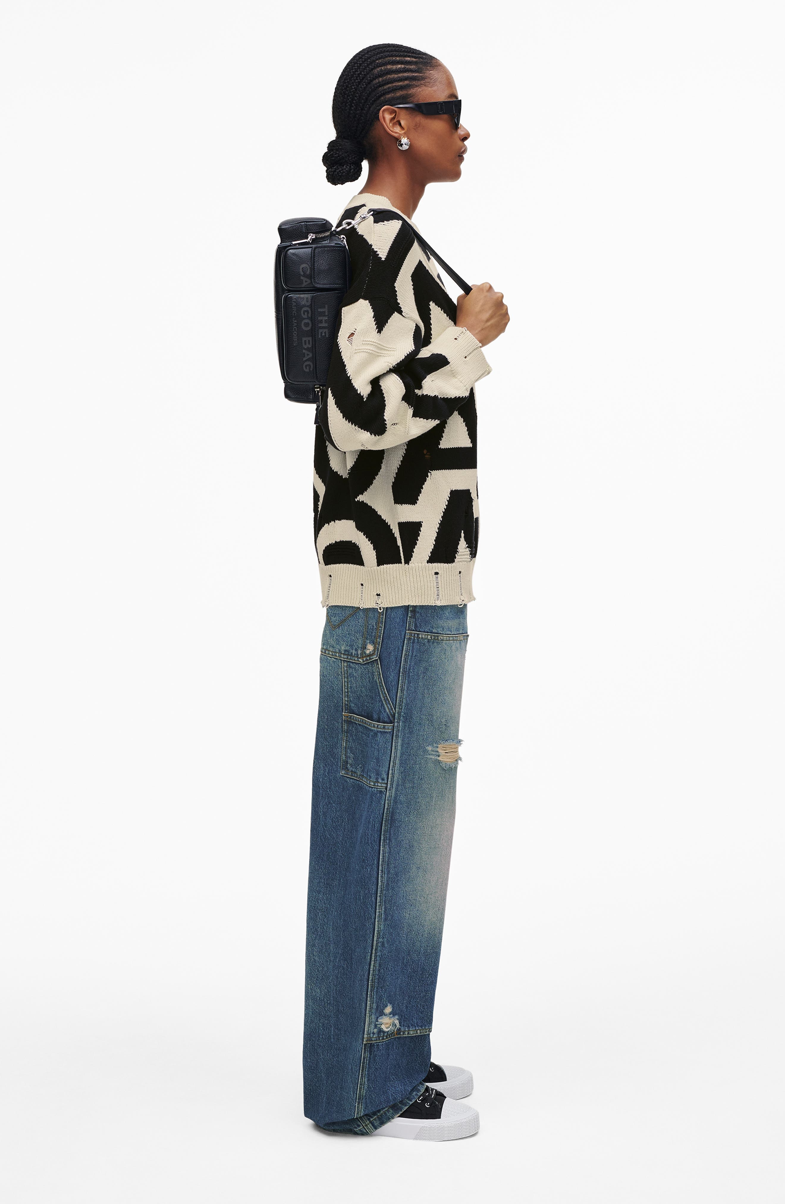 Marc Jacobs The Leather Cargo Bag in Black at Nordstrom - 2