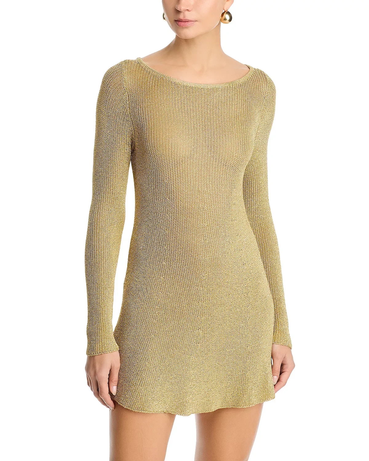 Nikitta Metallic Mini Dress - 1