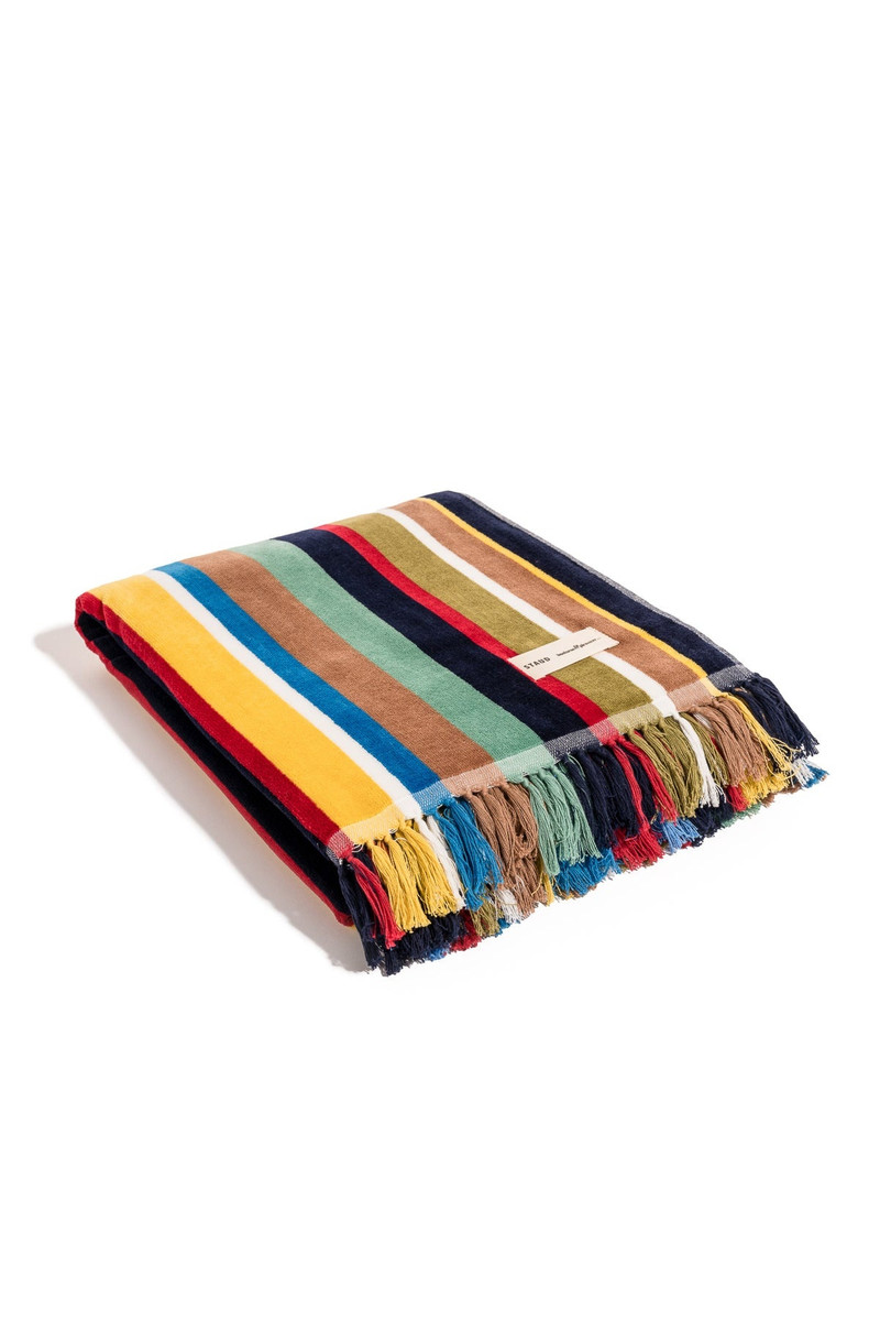 STAUD BEACH TOWEL MARKET STRIPE 1