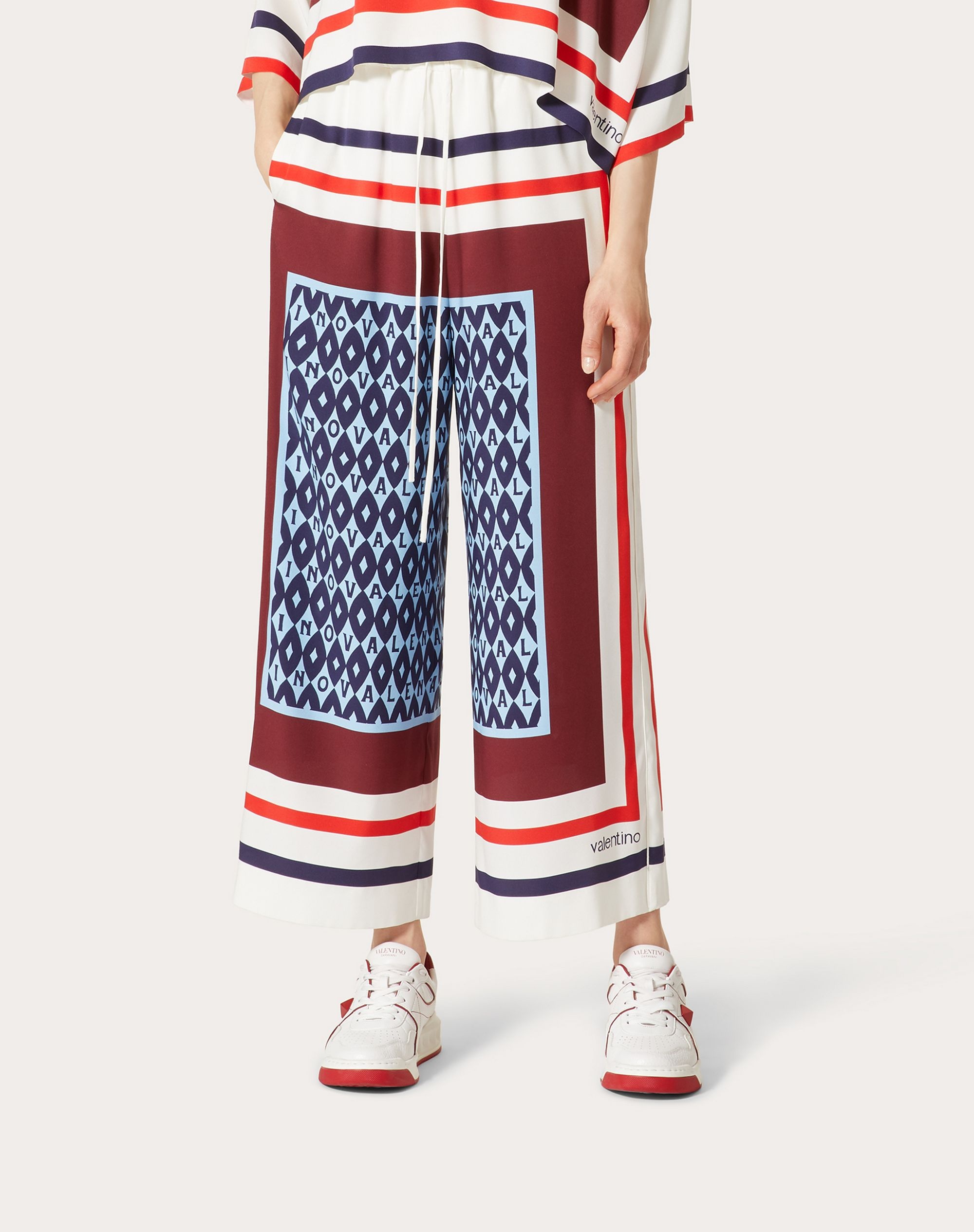 PRINTED TWILL PANTS - 3