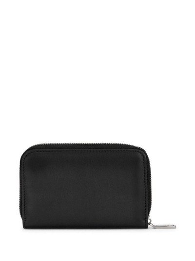 Dolce & Gabbana embossed-logo leather purse outlook