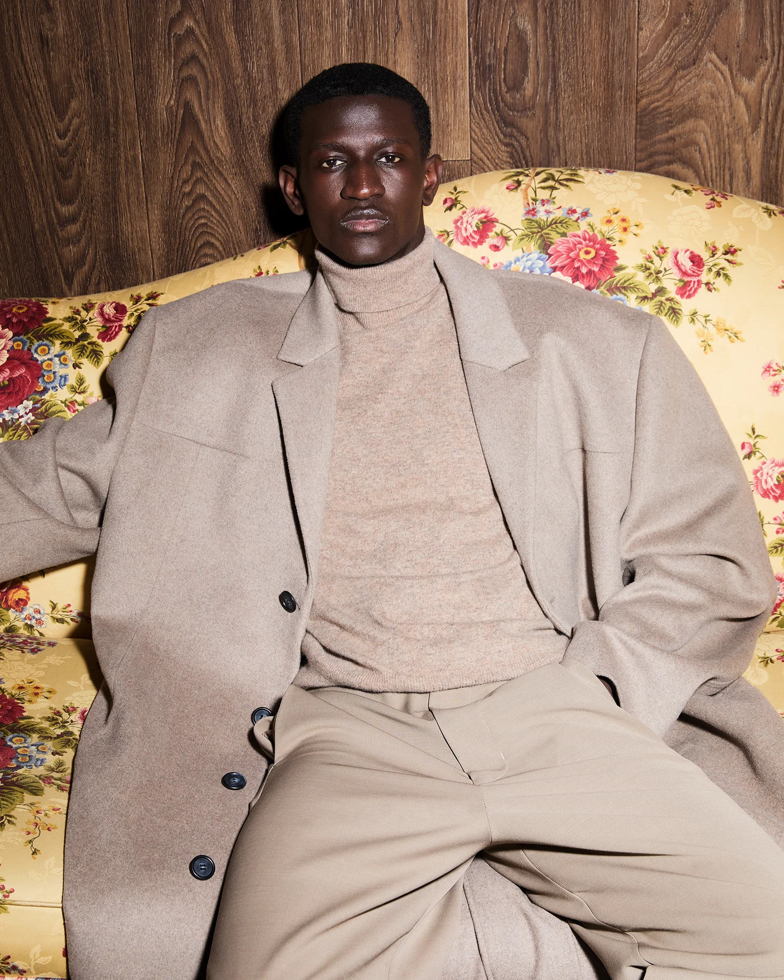 KNIT TURTLENECK CAMEL - 3