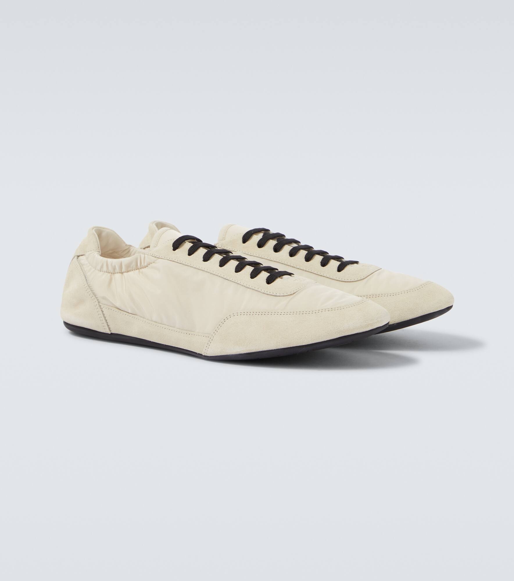 Collapse Re-Nylon and suede sneakers - 5