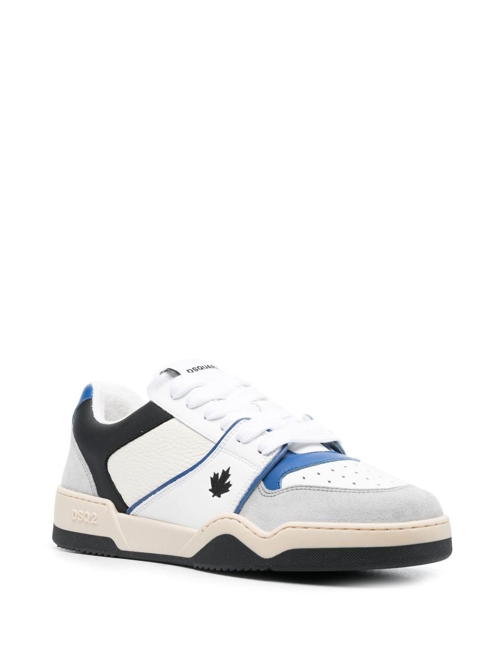 Spider leather low-top sneakers - 2
