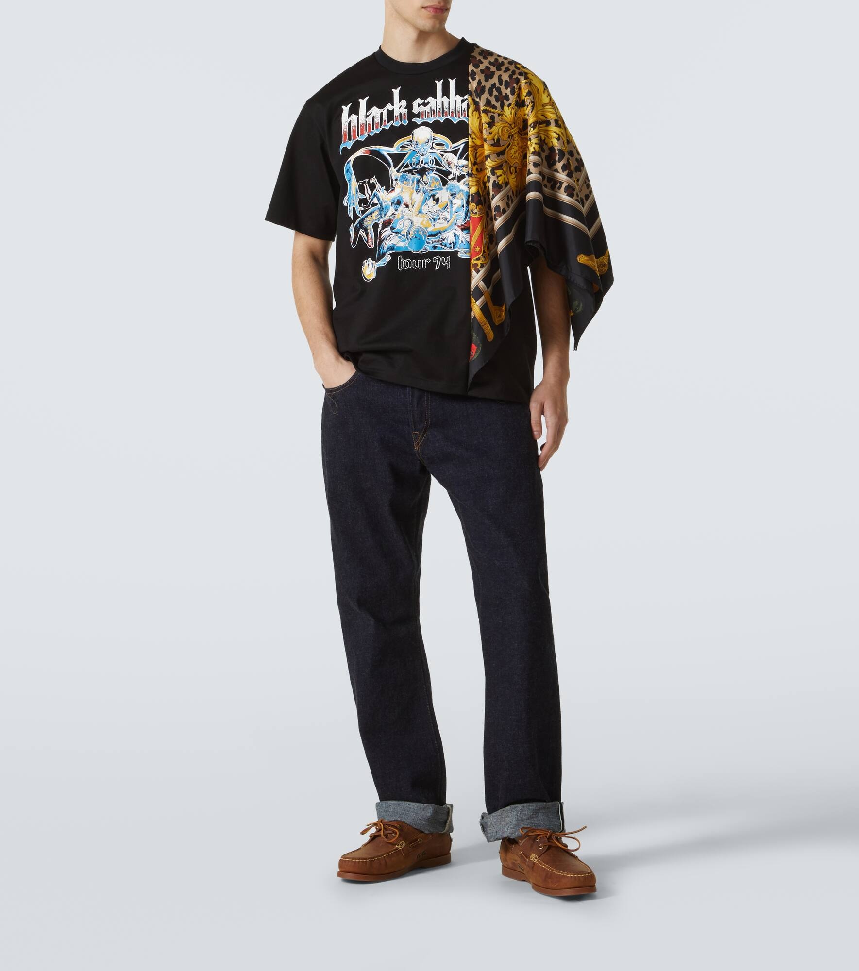Black Sabbath caped cotton jersey T-shirt - 2