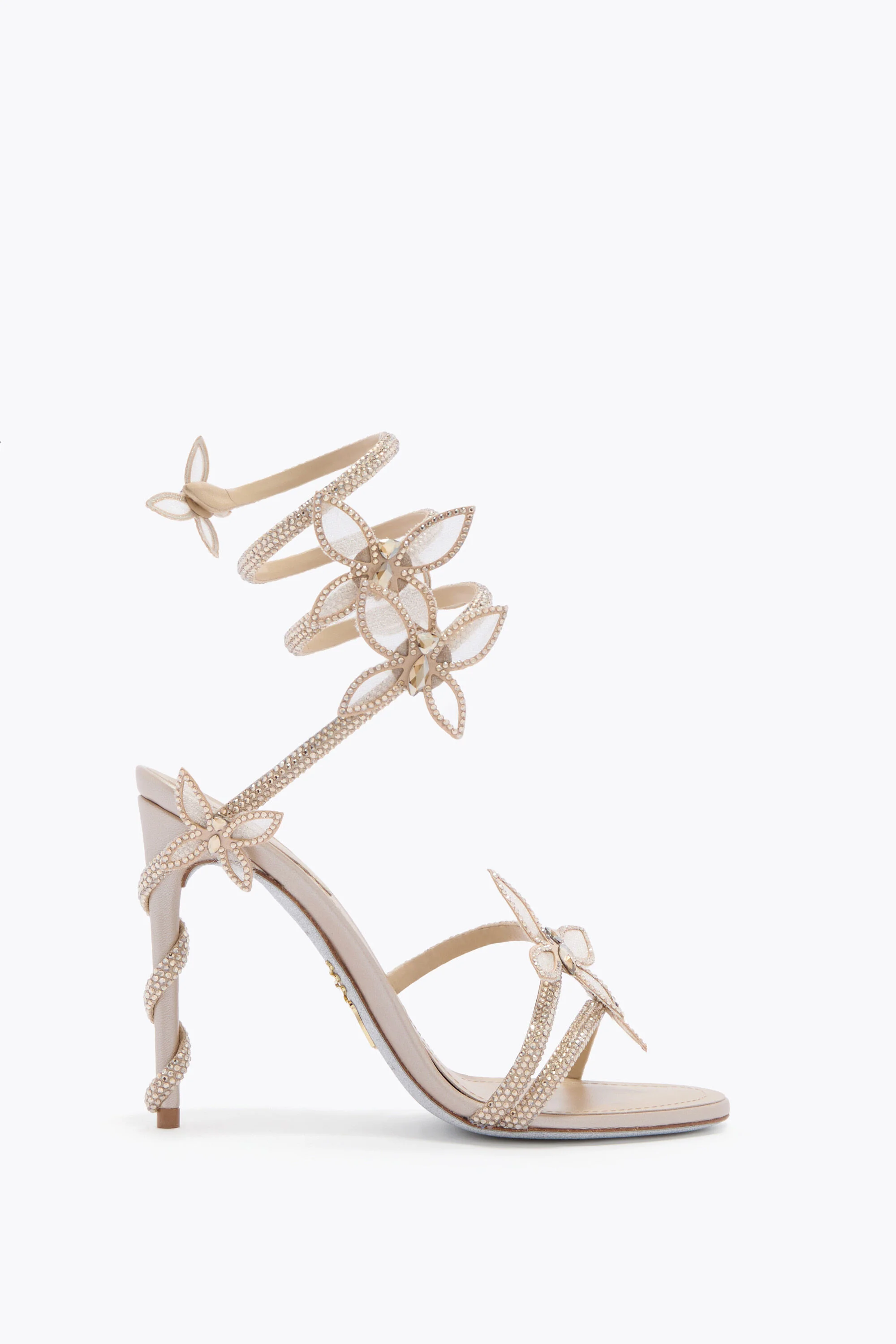 MARGOT CHAMPAGNE SANDAL WITH BUTTERFLIES 105 - 1