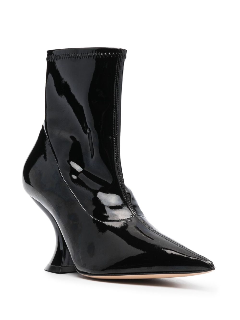 Elodie 80mm leather ankle boots - 2