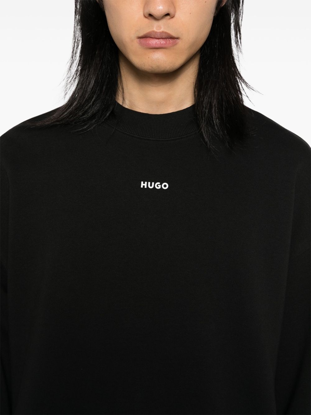 logo print sweatshirt - 5