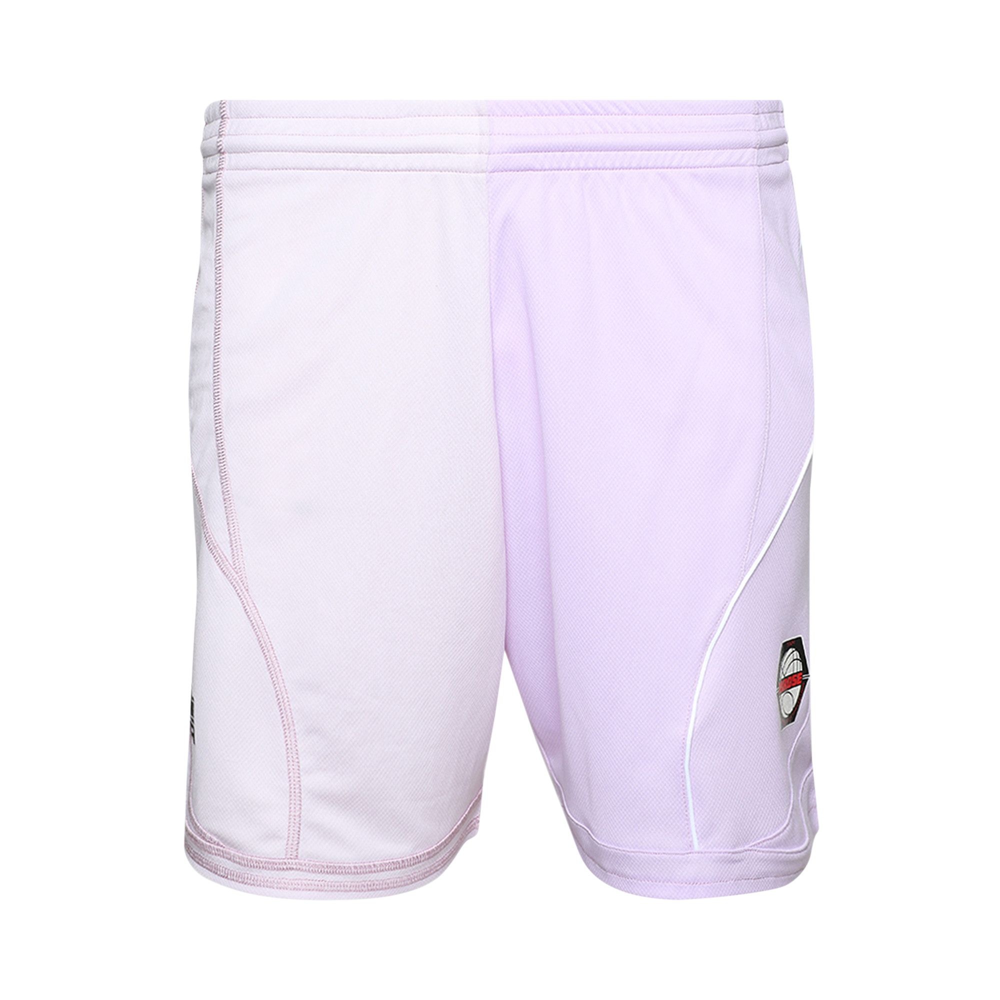 Martine Rose Half And Half Football Shorts 'Lilac' - 1