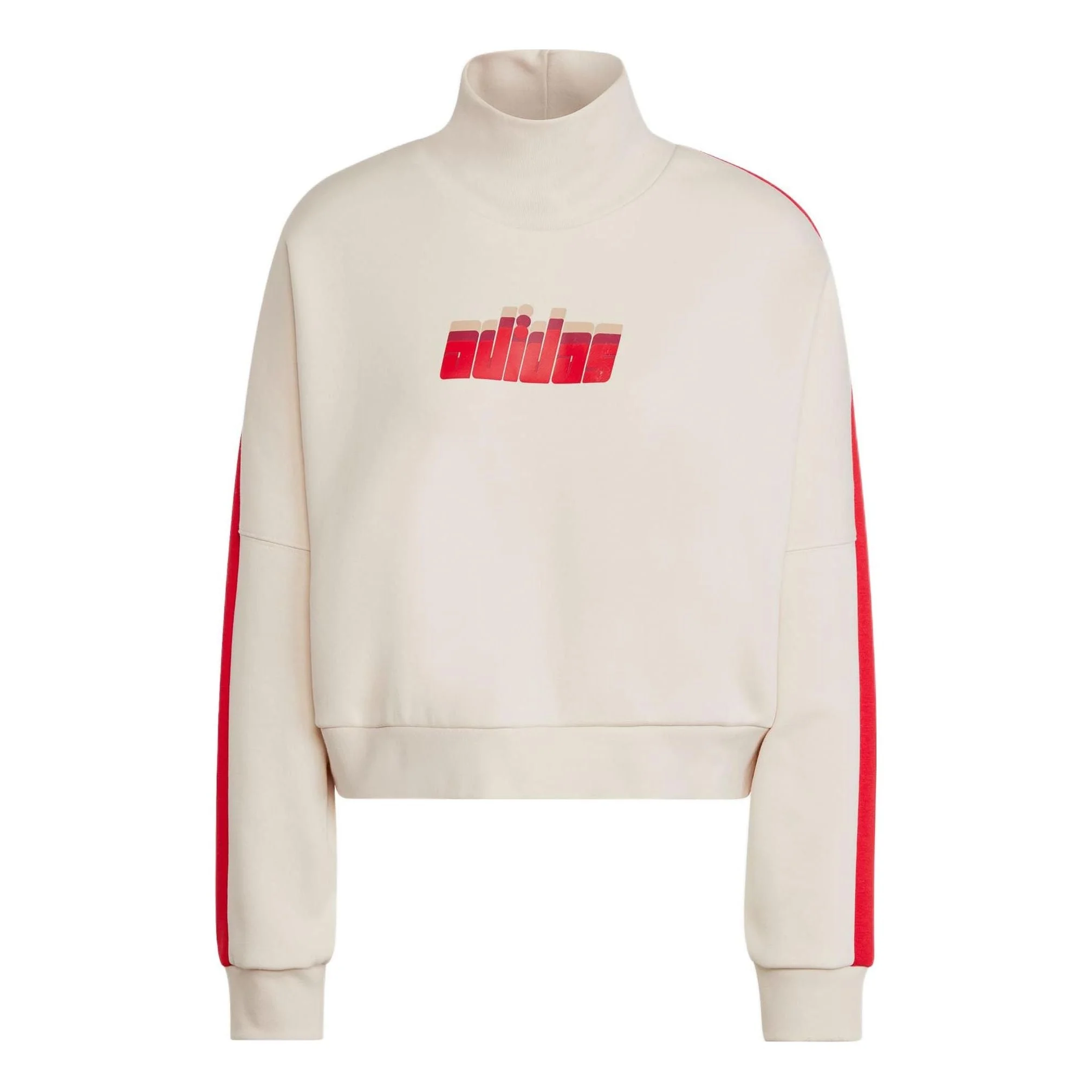 (WMNS) adidas Ski Chic Sweatshirts 'White' IA3932 - 1