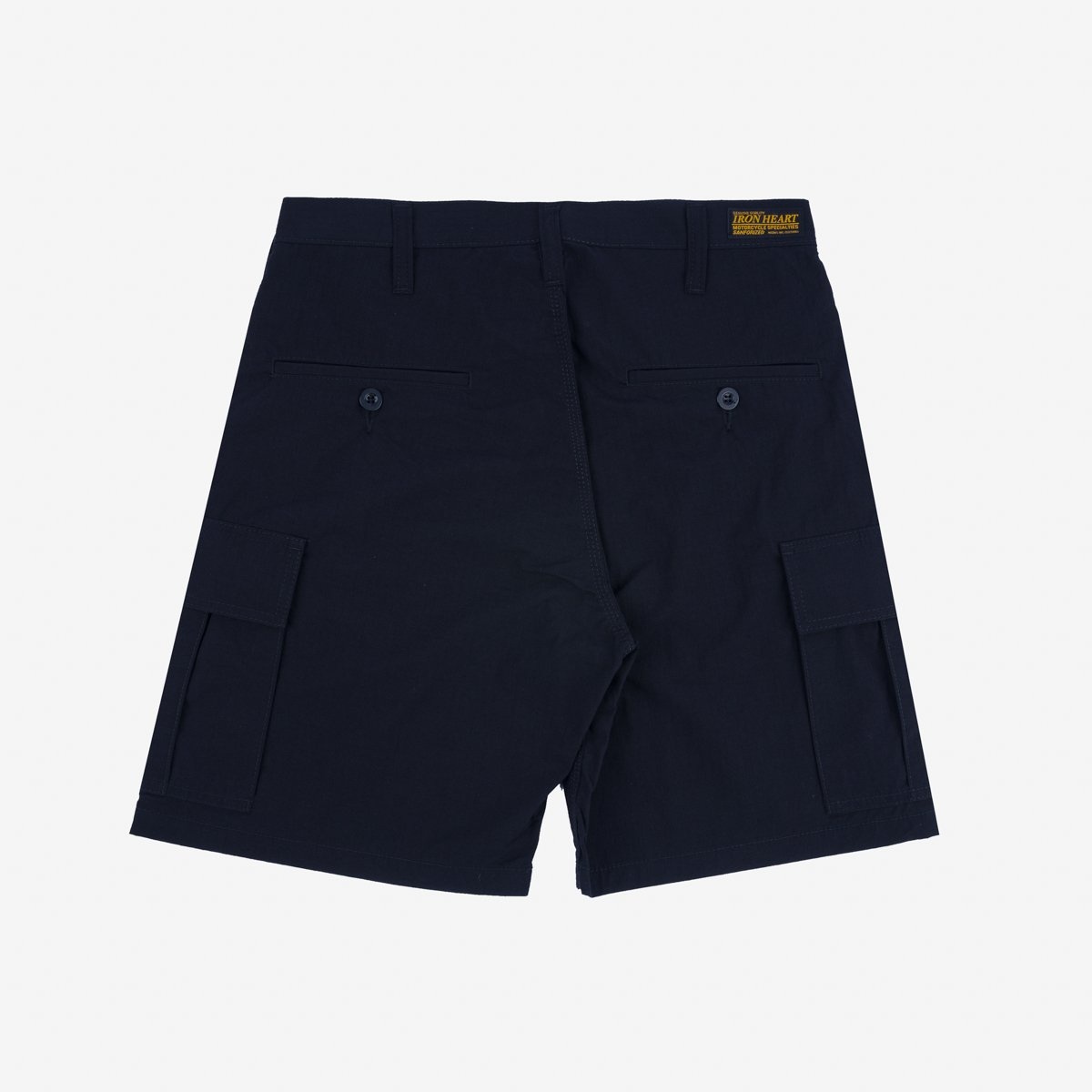 IH-736-BLK Ripstop Cargo Shorts - Black - 4
