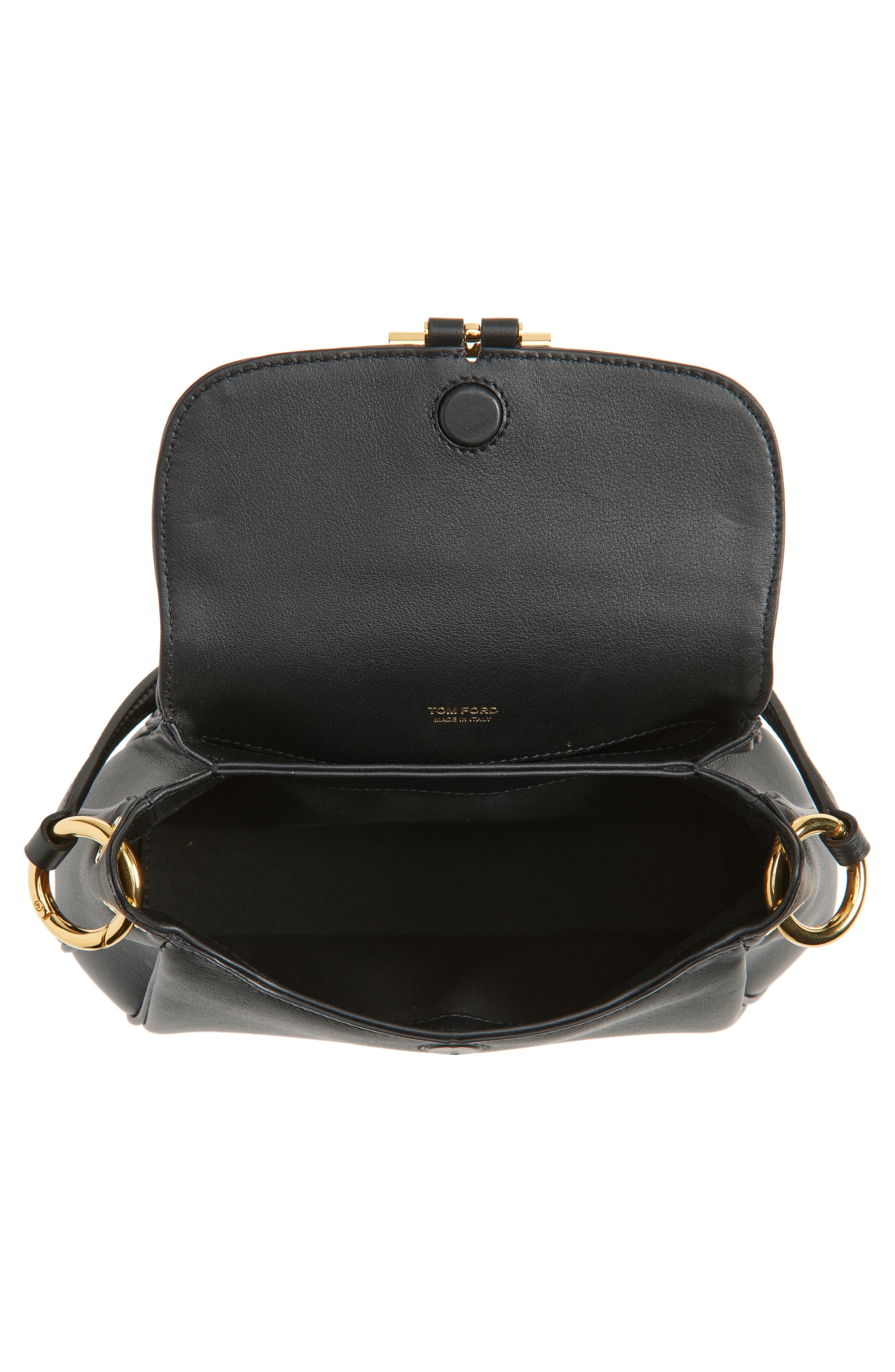TOM FORD Small Tara Leather Shoulder Bag in Black at Nordstrom - 5