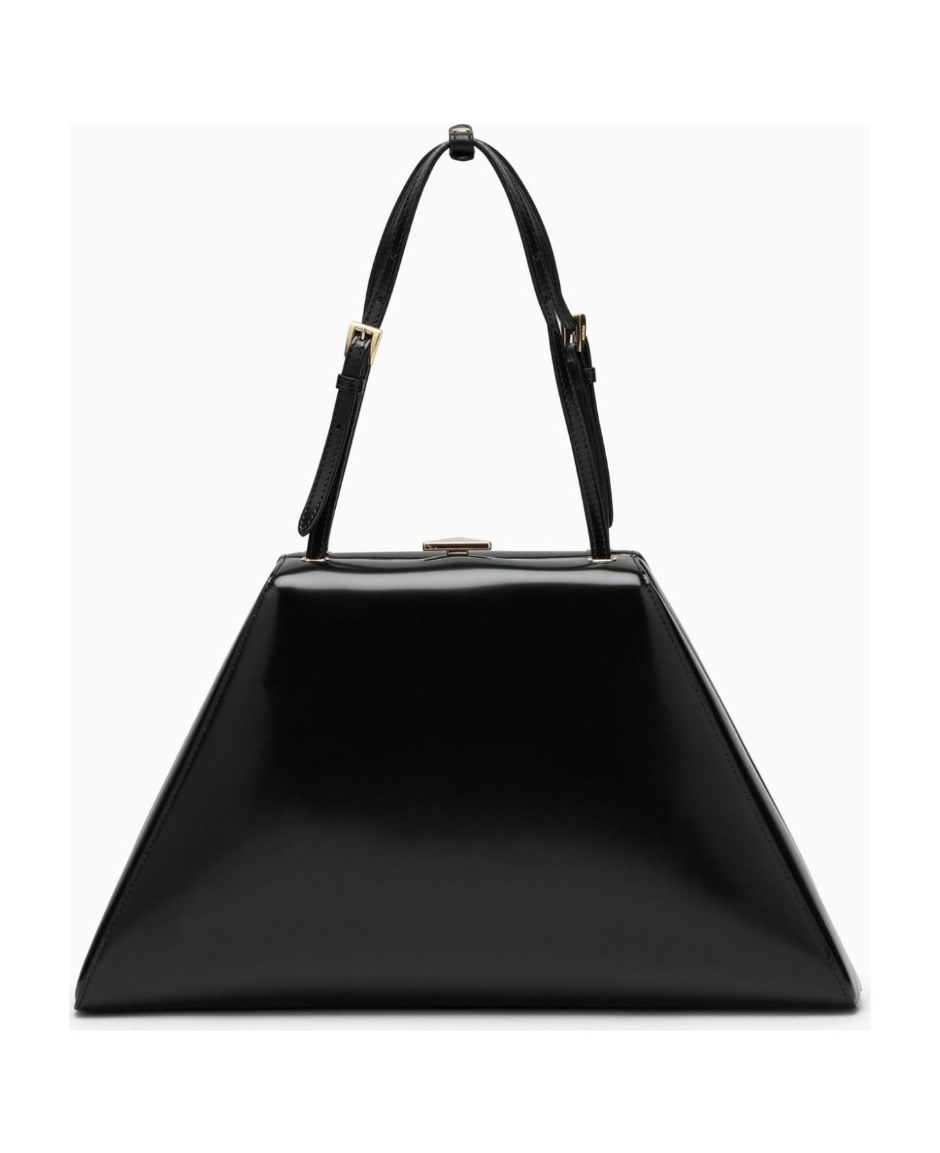 Black Bag In Brushed Leather - 3