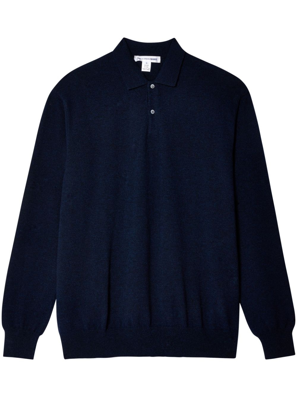 polo collar sweatshirt - 1