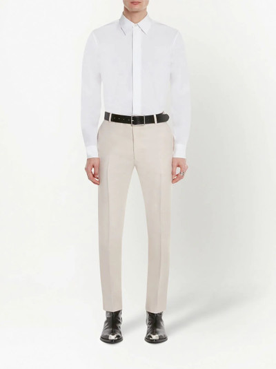 Alexander McQueen slim-fit tailored trousers outlook