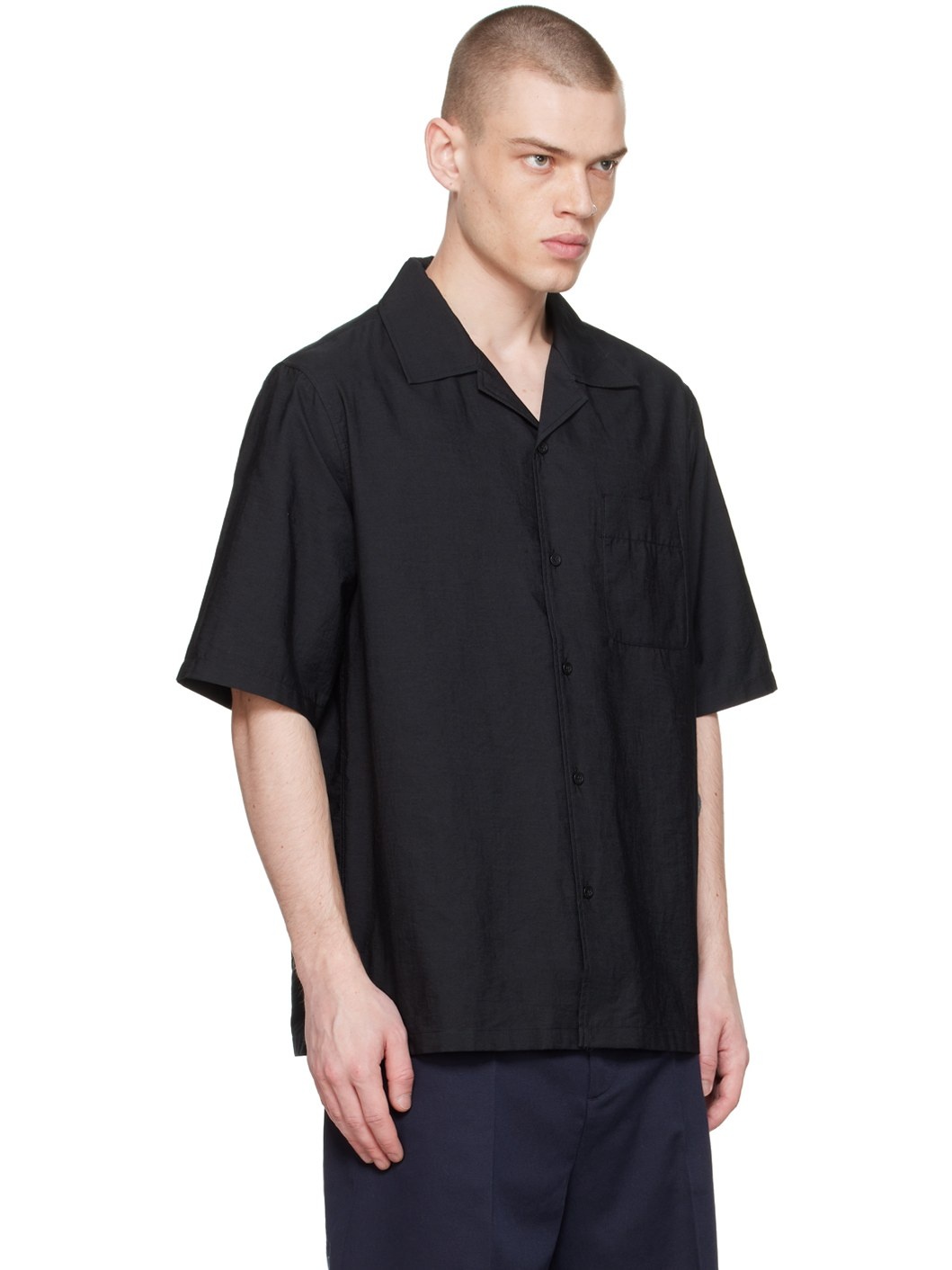 Black Button Shirt - 2