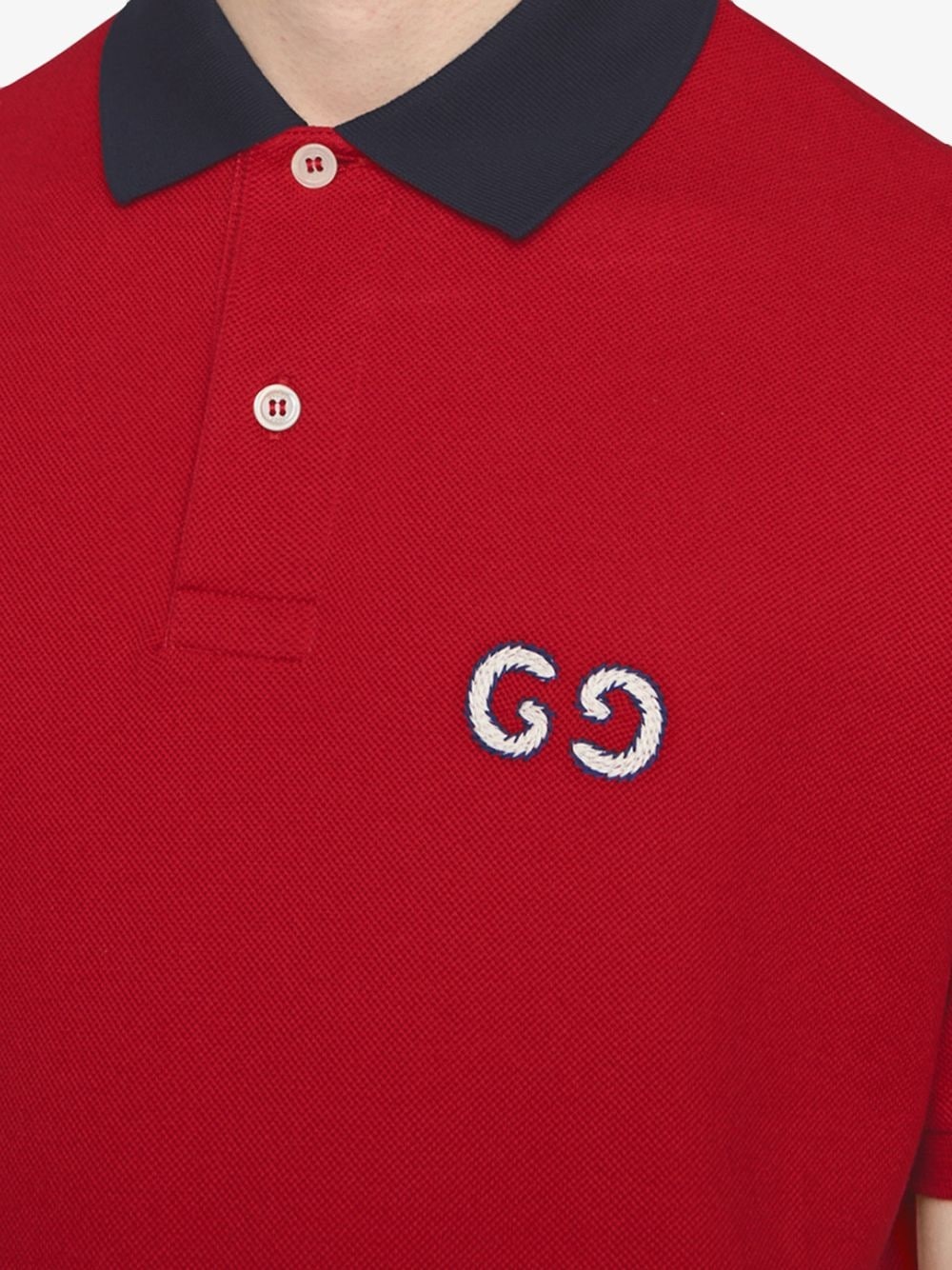 Polo with GG embroidery - 5