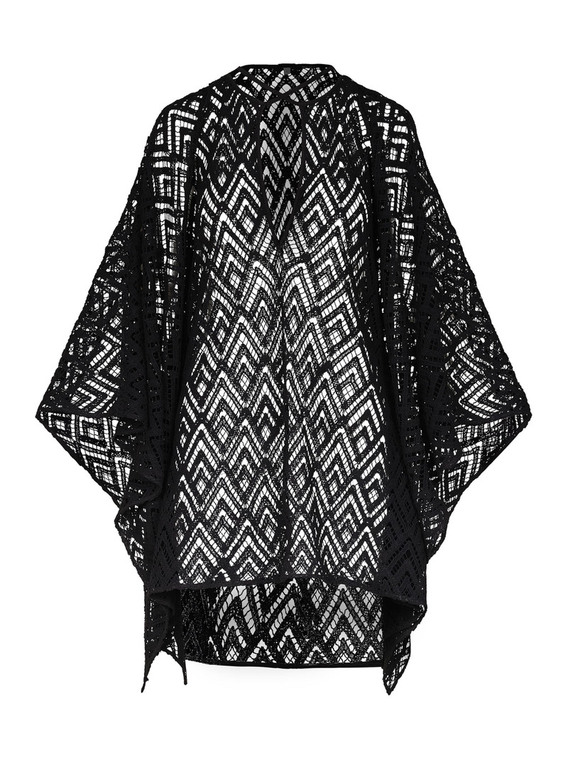 Women's Dance Of Everyday Poncho - Black 1