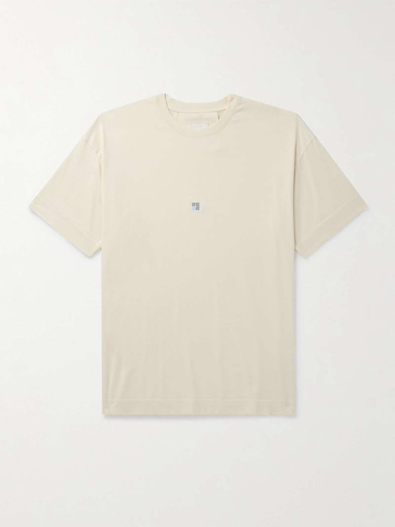 Logo-Embroidered Cotton-Jersey T-Shirt 1