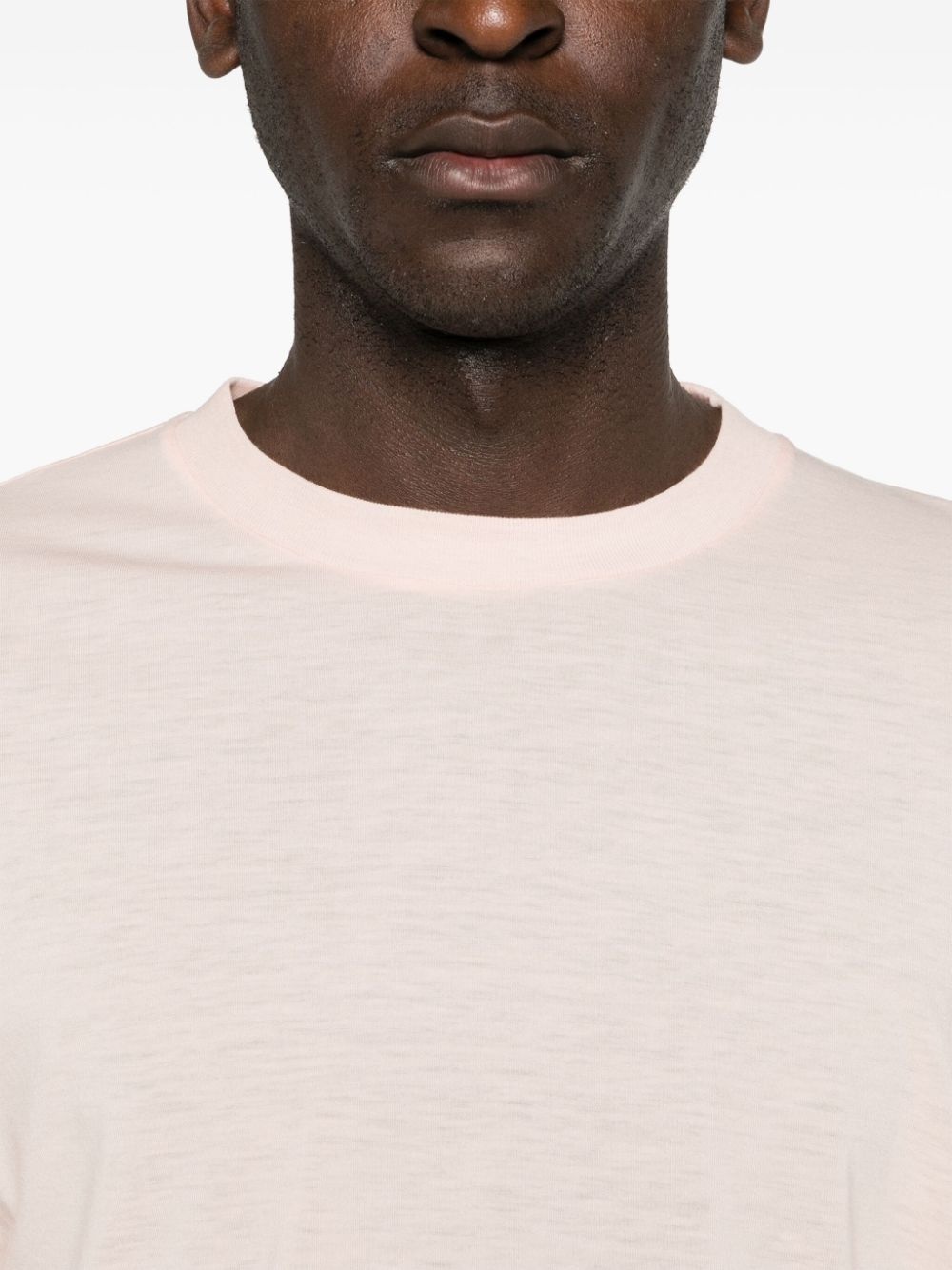 crew-neck wool T-shirt - 5