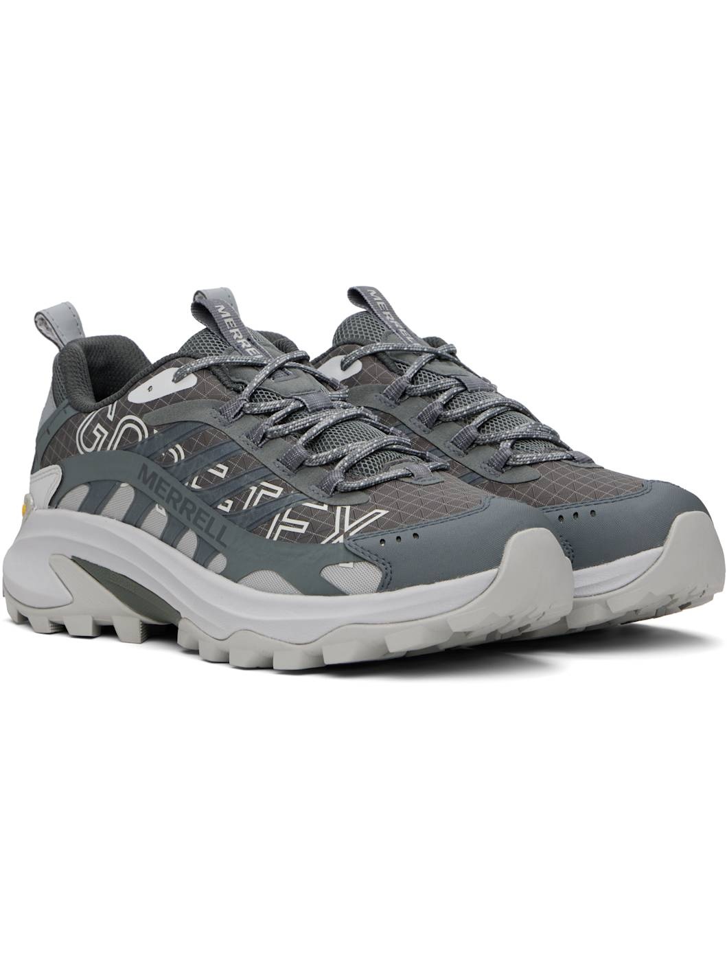 Gray Moab Speed 2 GORE-TEX BL Sneakers - 4