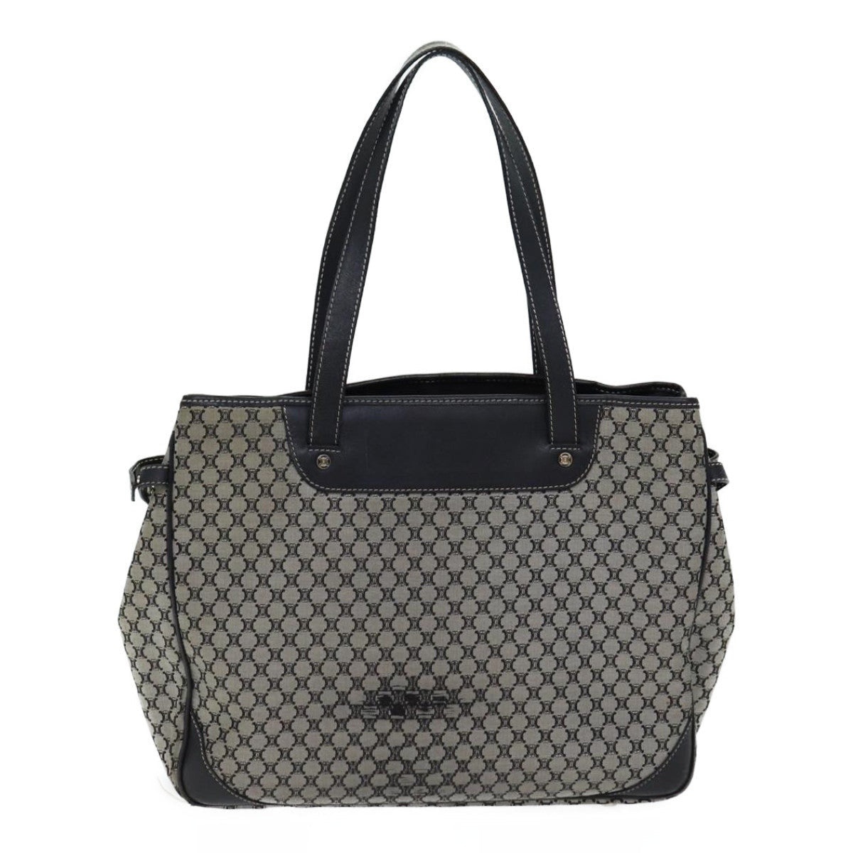 CELINE Macadam Canvas Hand Bag Gray - 13