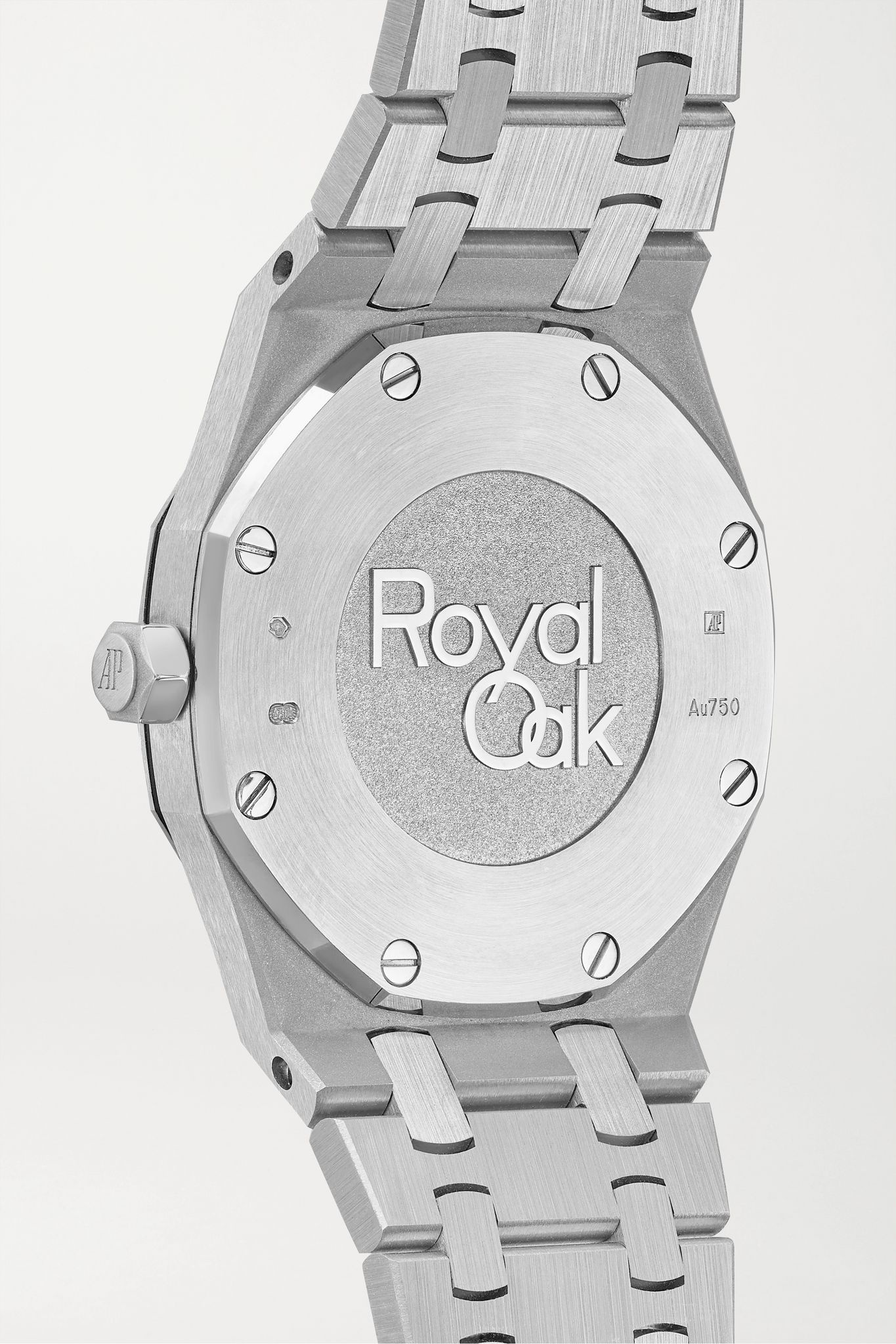 Royal Oak 33mm 18-karat frosted white gold watch - 4