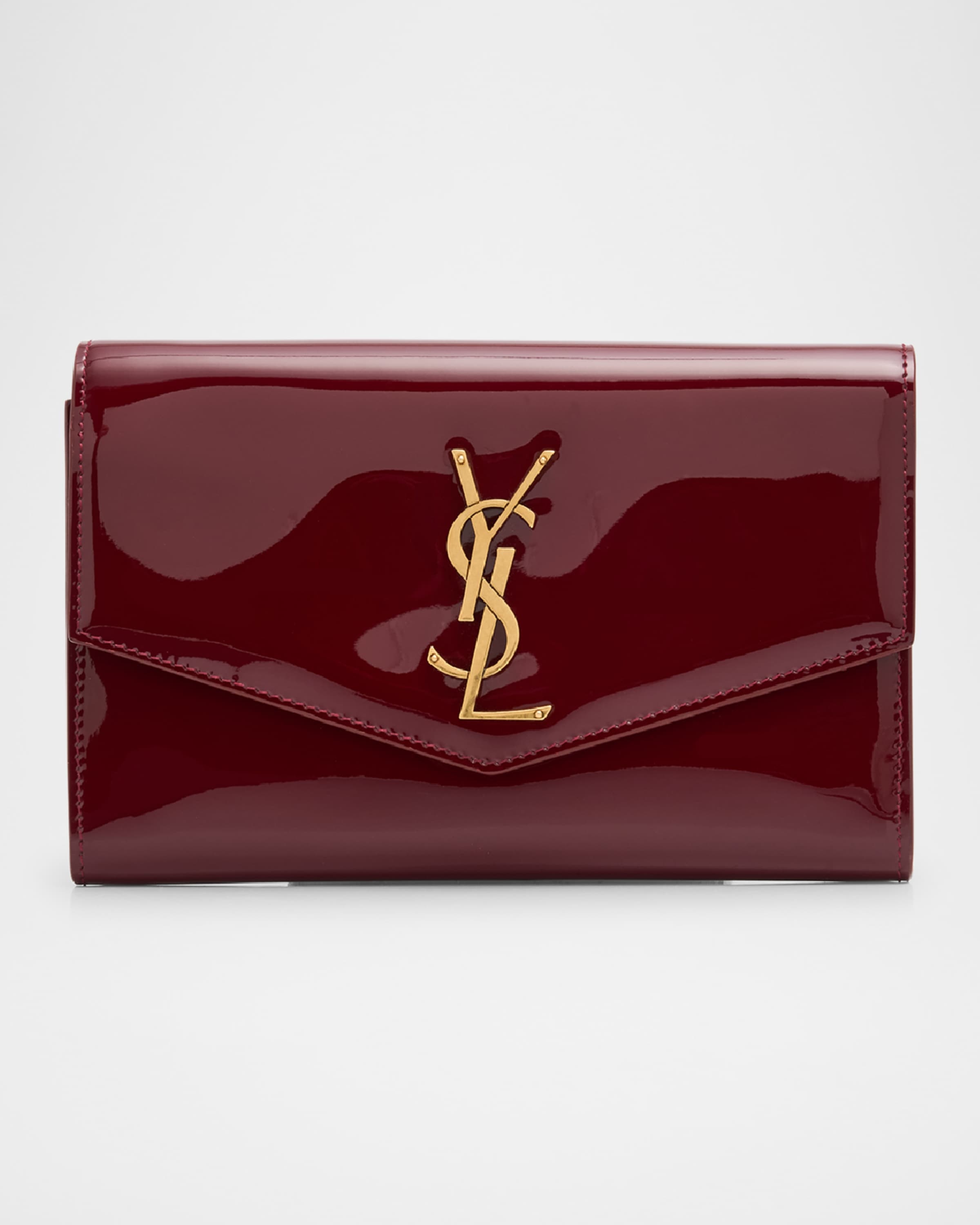 YSL Wallet on Chain in Patent Leather - 1