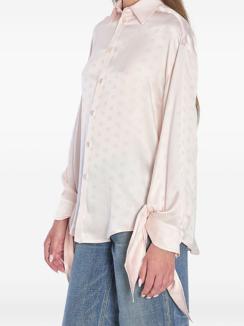 BALENCIAGA silk ruffled shirt outlook