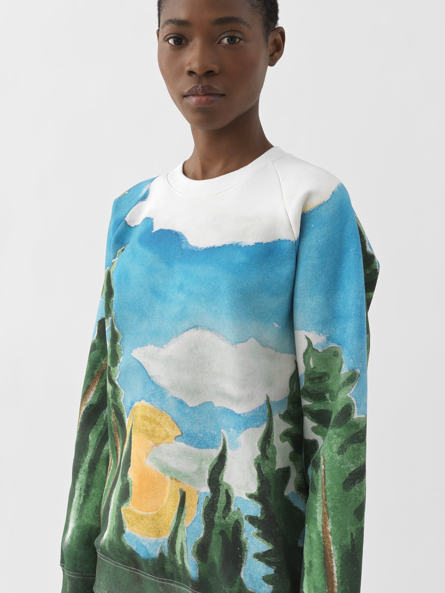 FOREST PRINTED SWEATER - 2