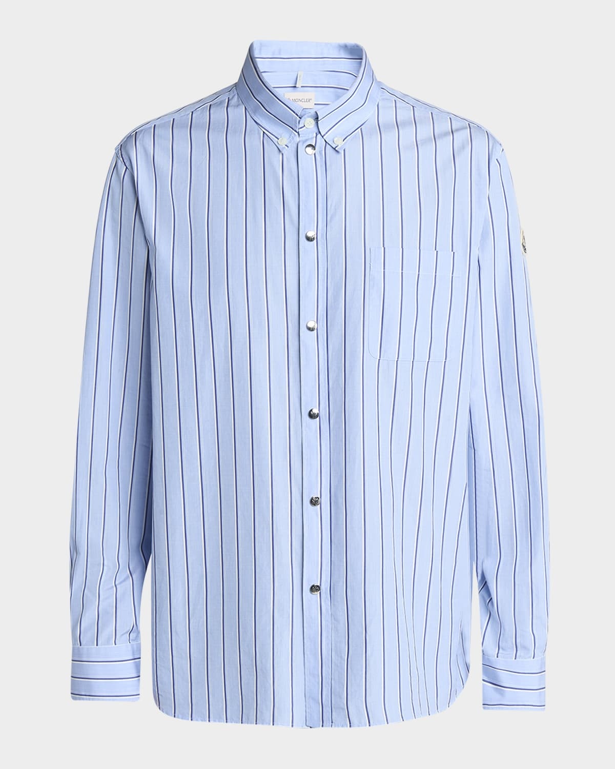 Men's Wool Multi-Stripe Sport Shirt - 1