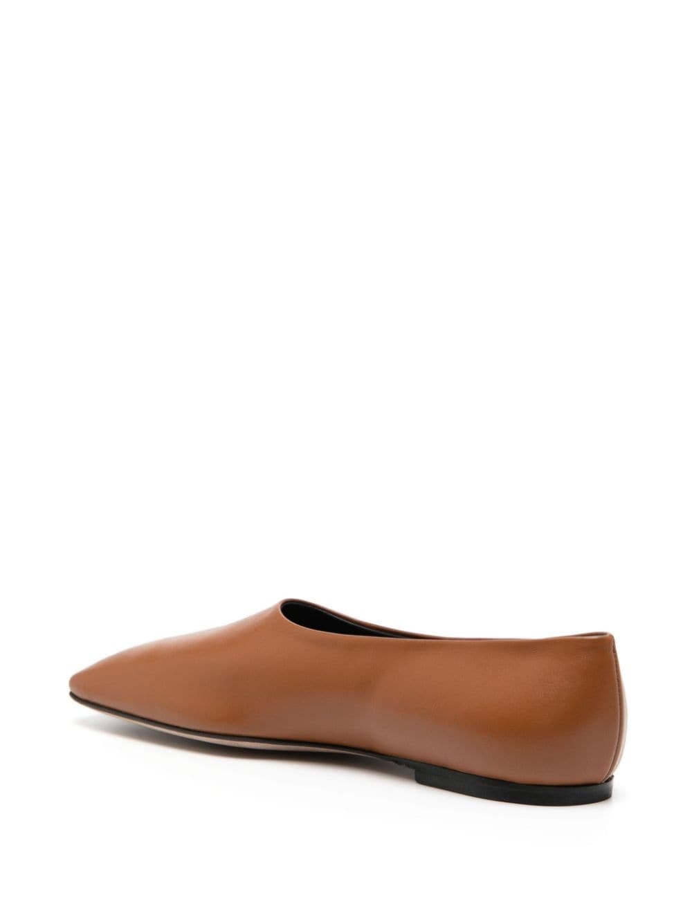 Atlas leather ballerina shoes - 3